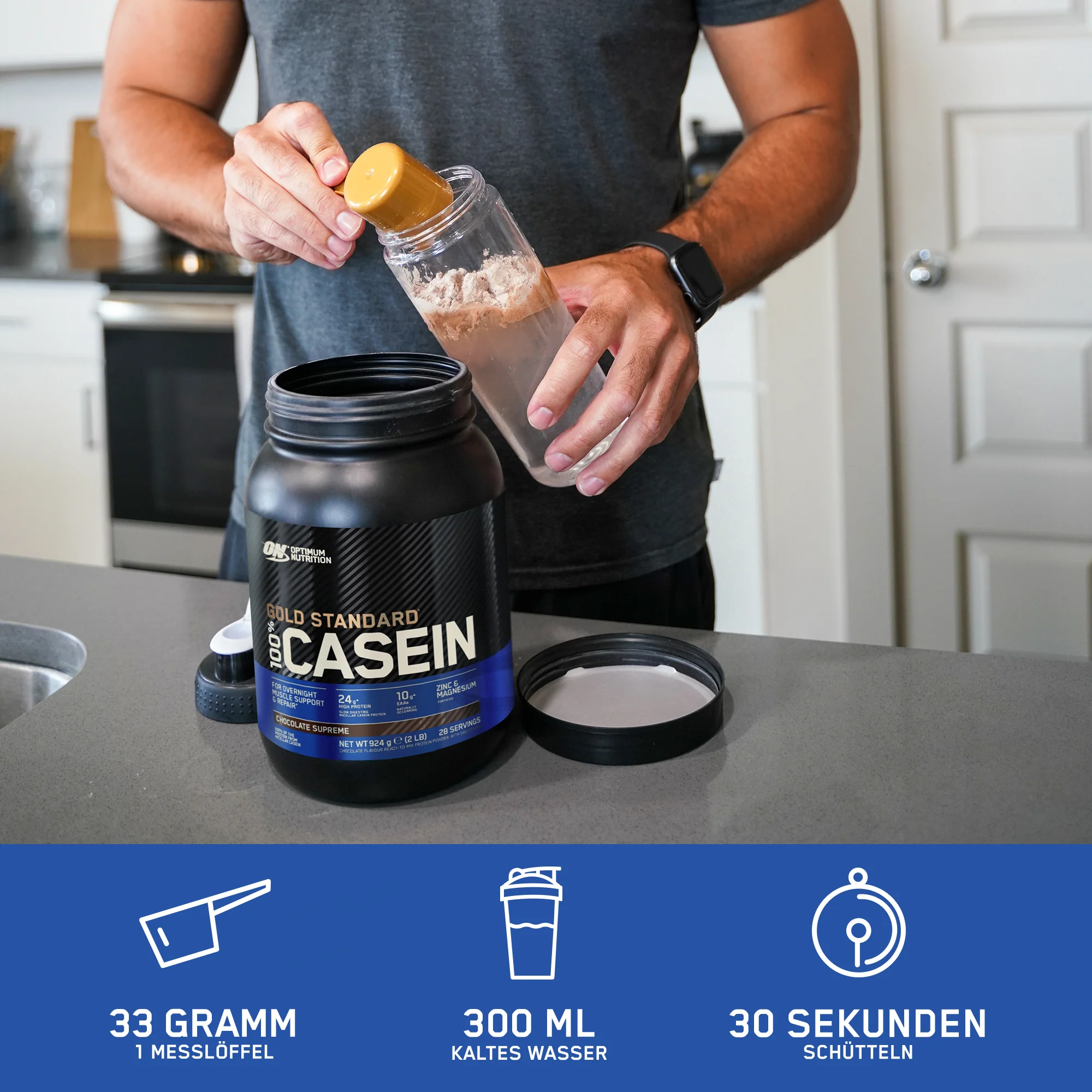 100% Casein Gold Standard (1820g) - Image 23
