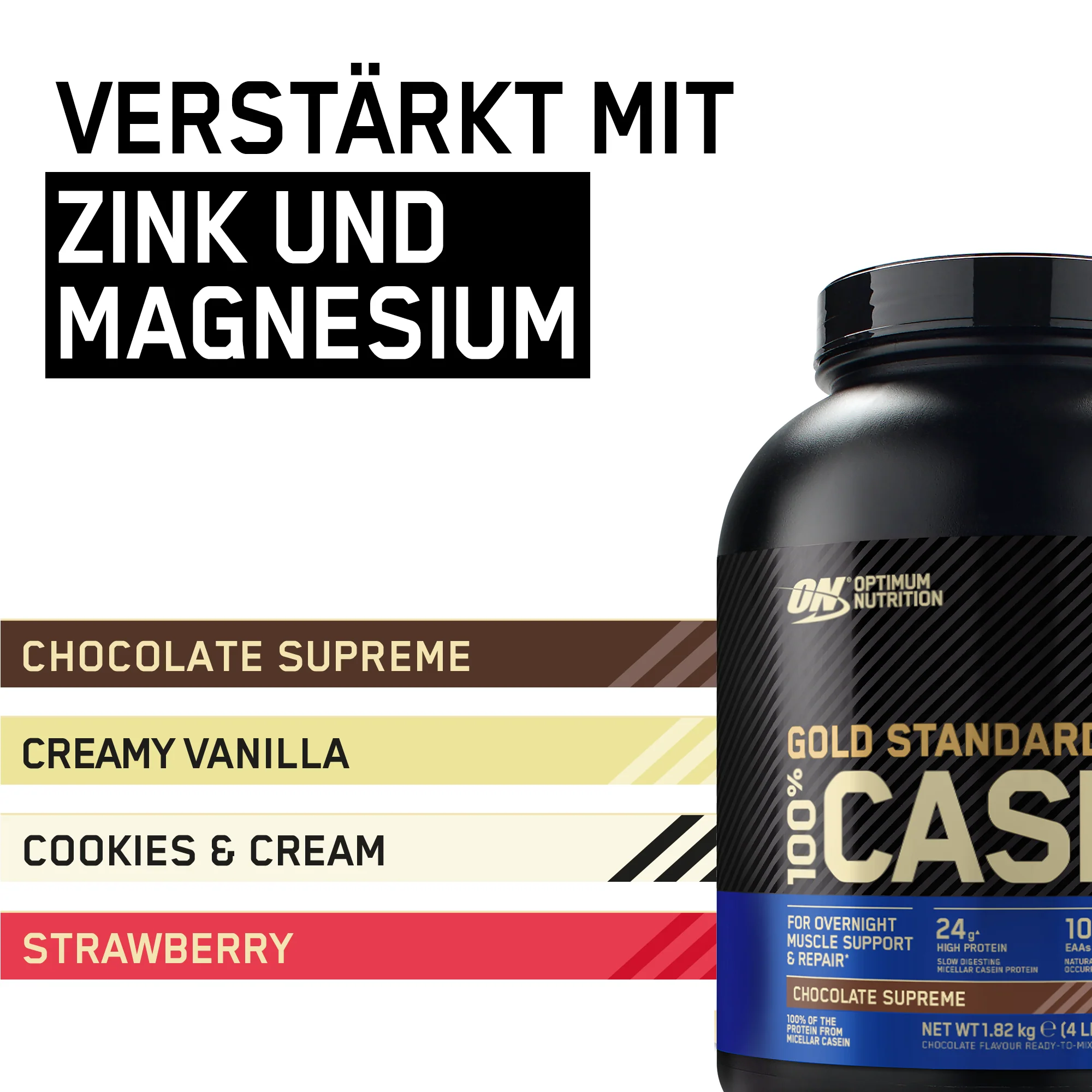 100% Casein Gold Standard (1820g) - Image 24
