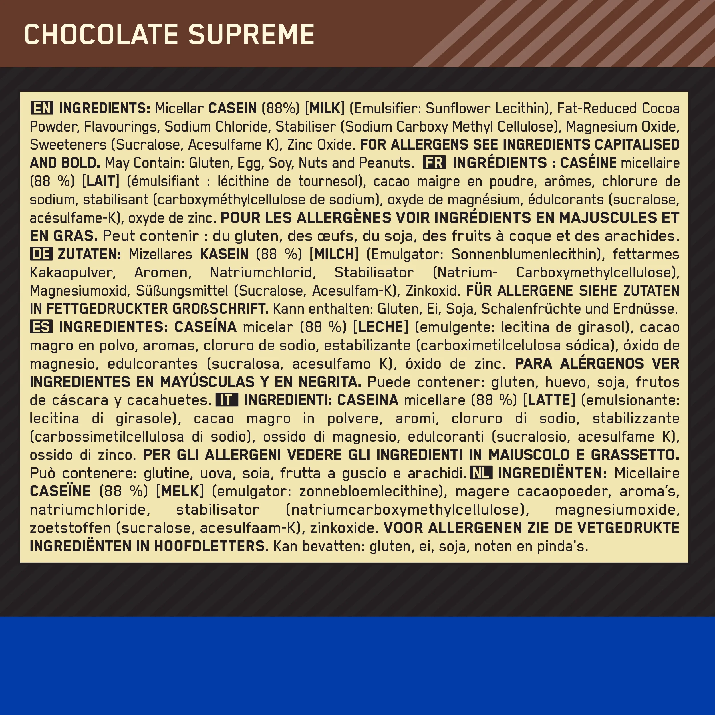 100% Casein Gold Standard (1820g) - Image 29