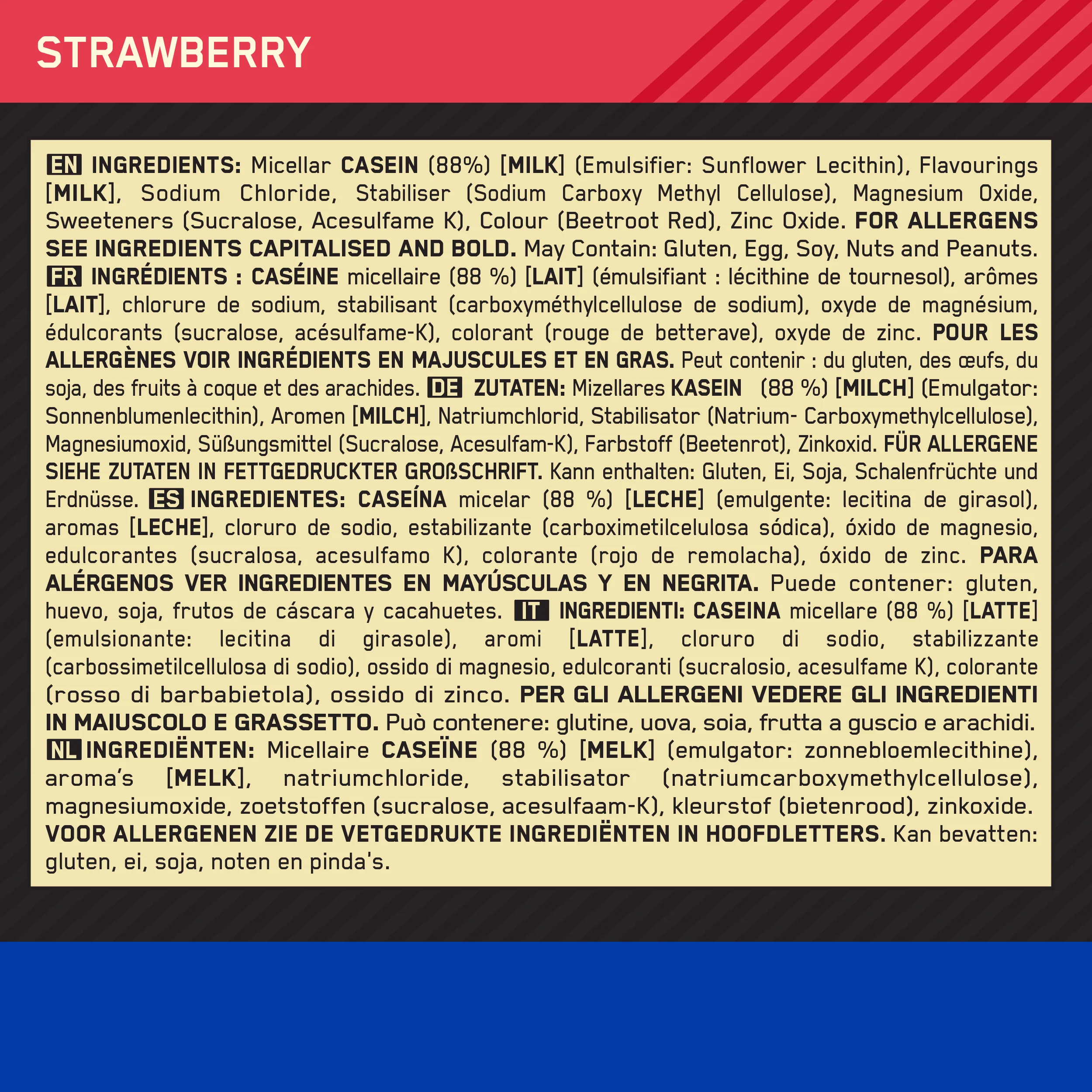 100% Casein Gold Standard (1820g) - Image 31