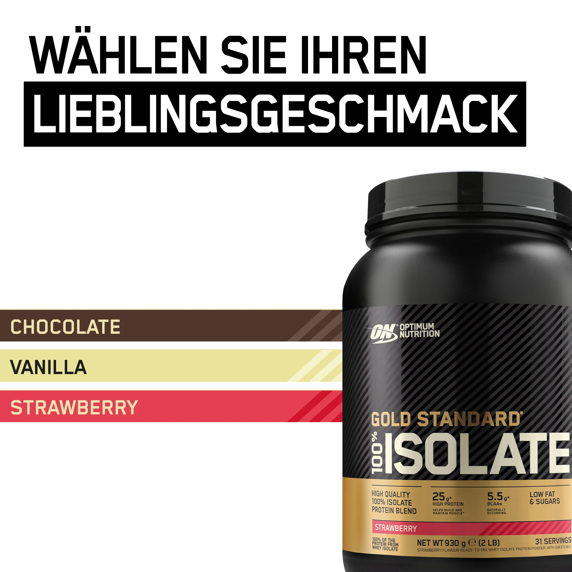 100% Gold Standard Isolate (930g) - Image 14