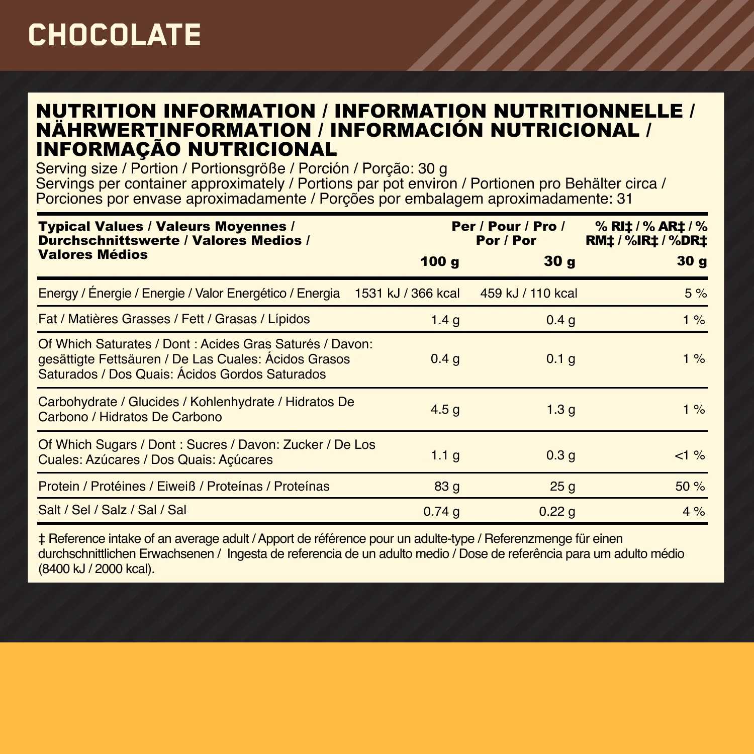 100% Gold Standard Isolate (930g) - Image 16