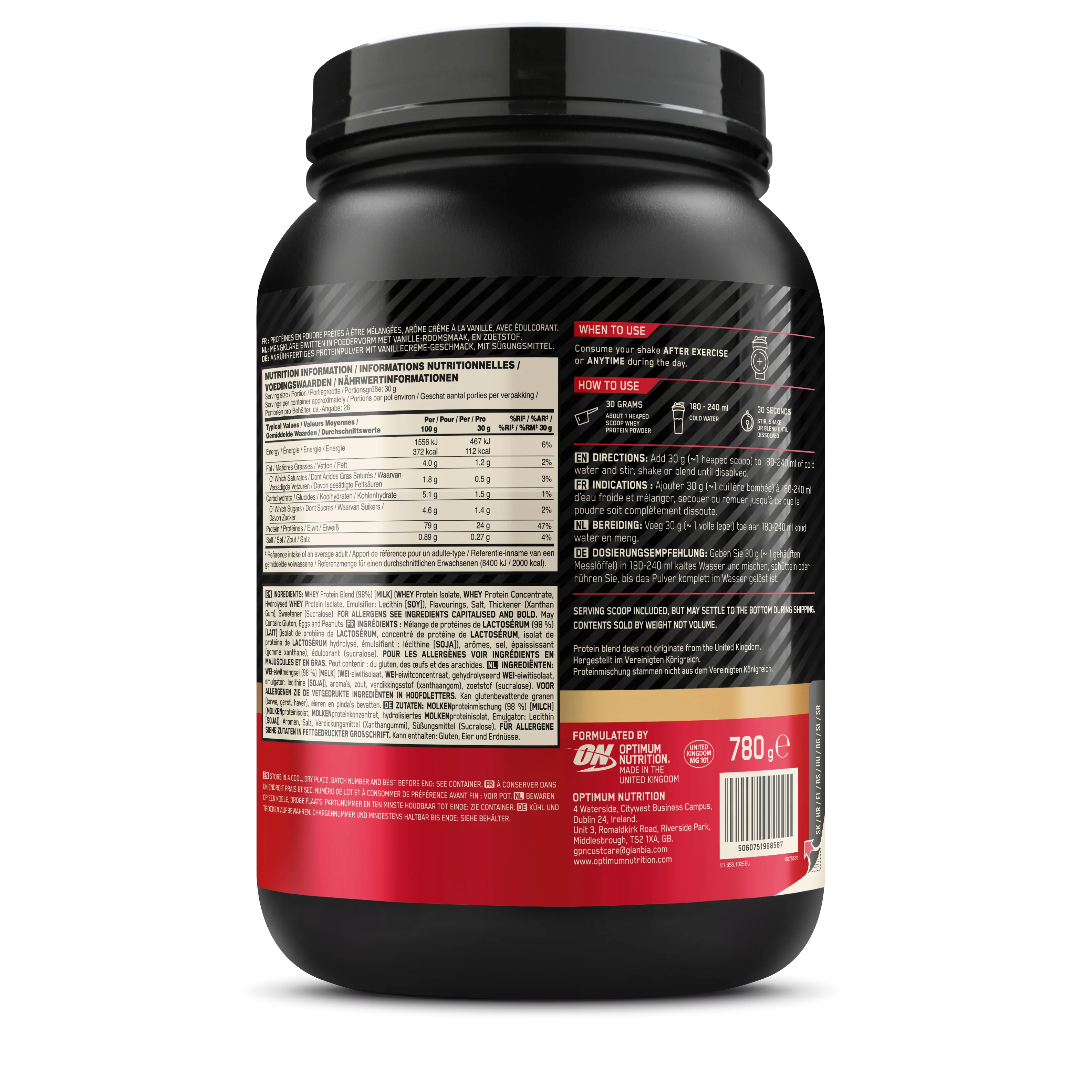 100% Whey Gold Standard (780g) - Image 14