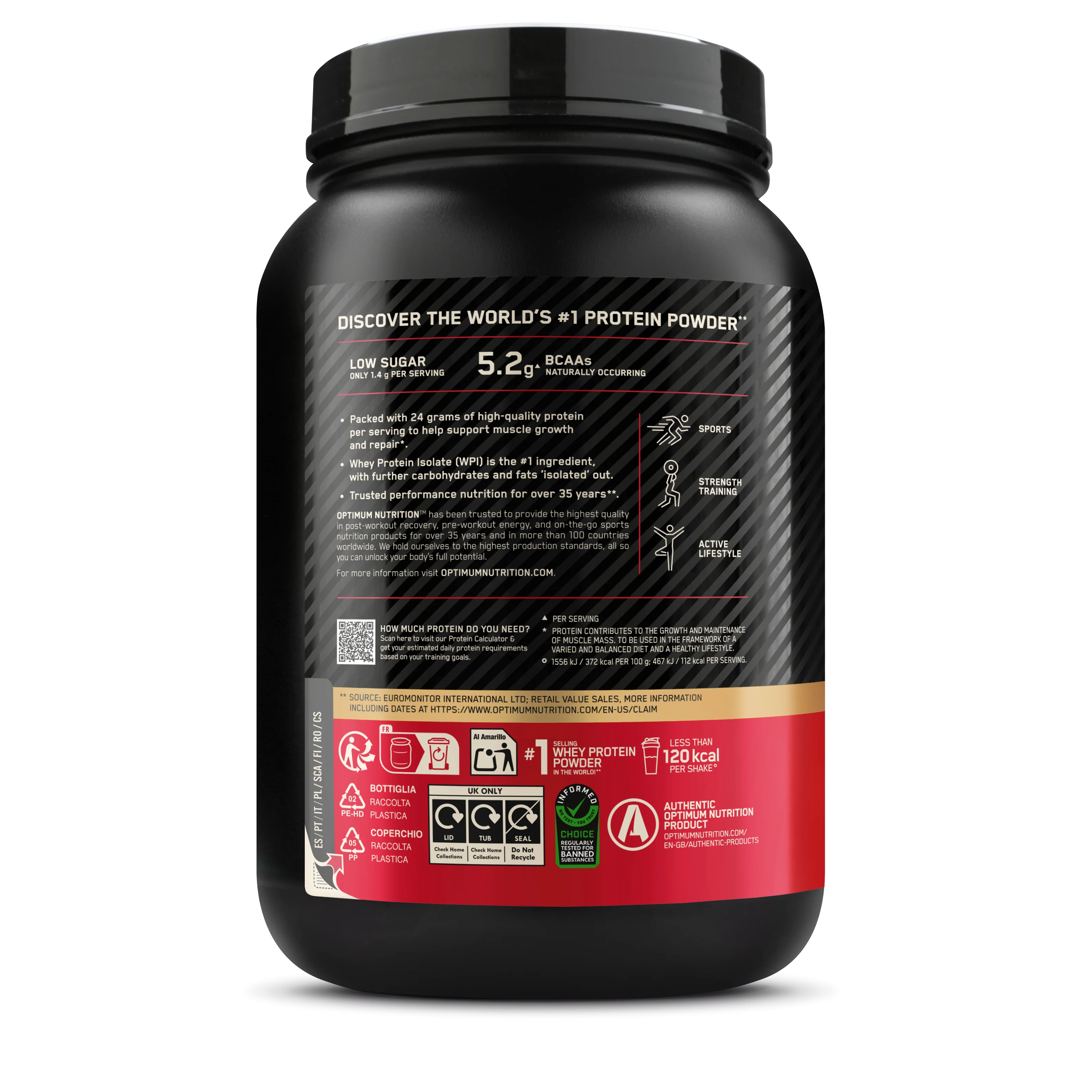 100% Whey Gold Standard (780g) - Image 15