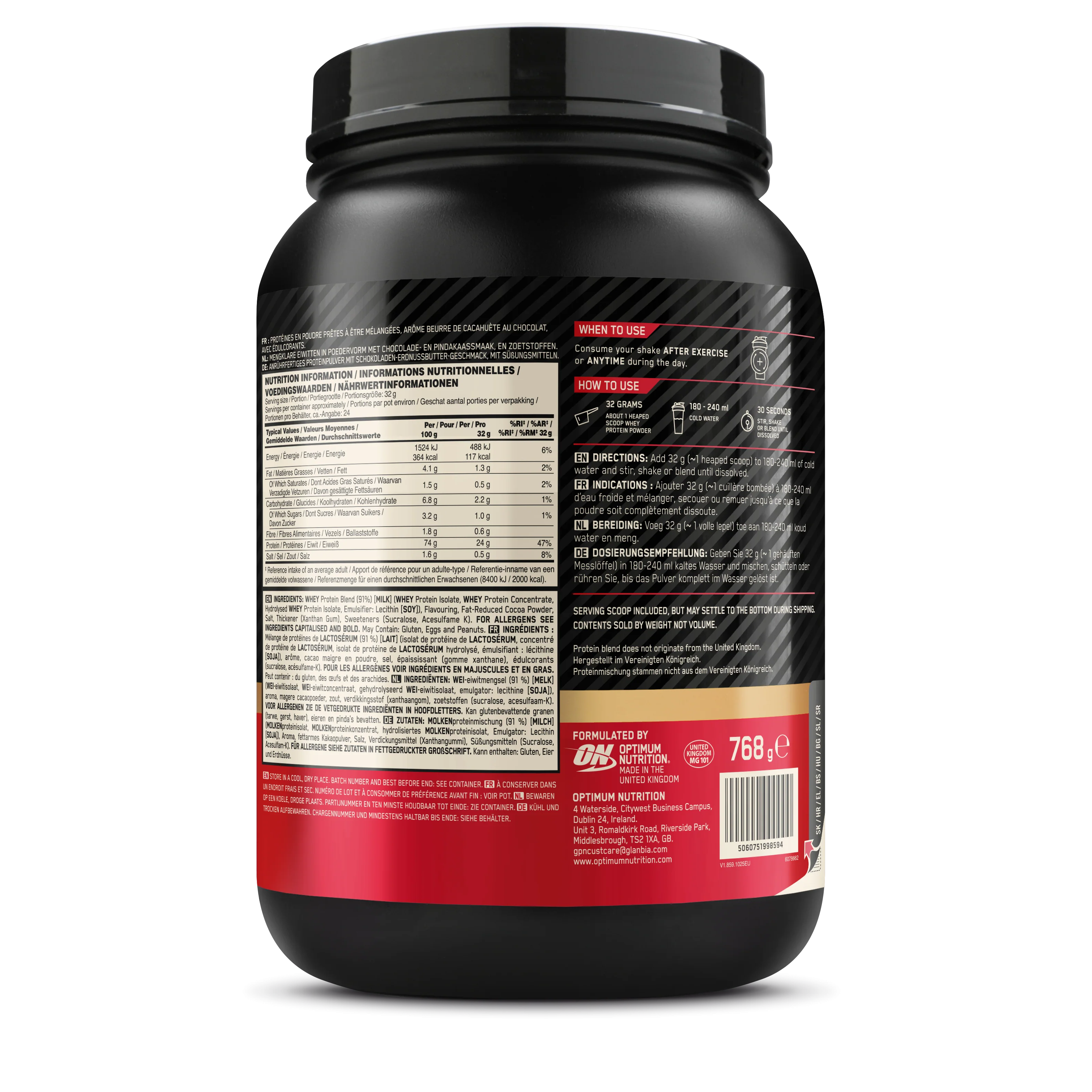 100% Whey Gold Standard (780g) - Image 18