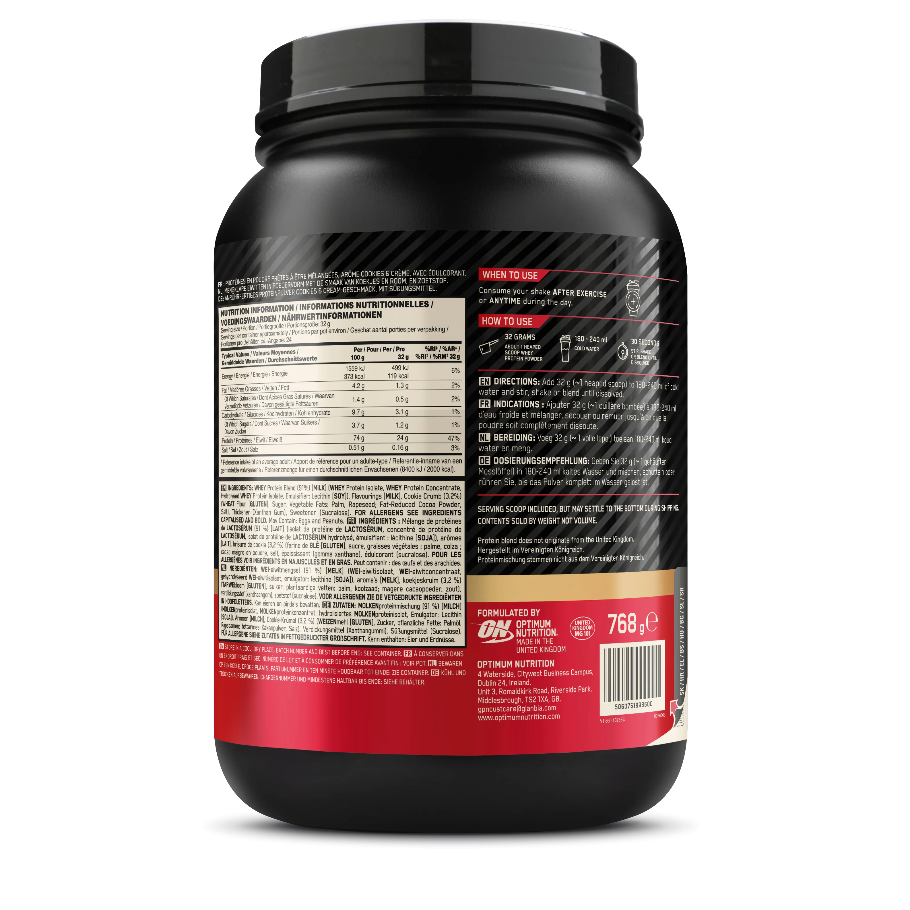 100% Whey Gold Standard (780g) - Image 21