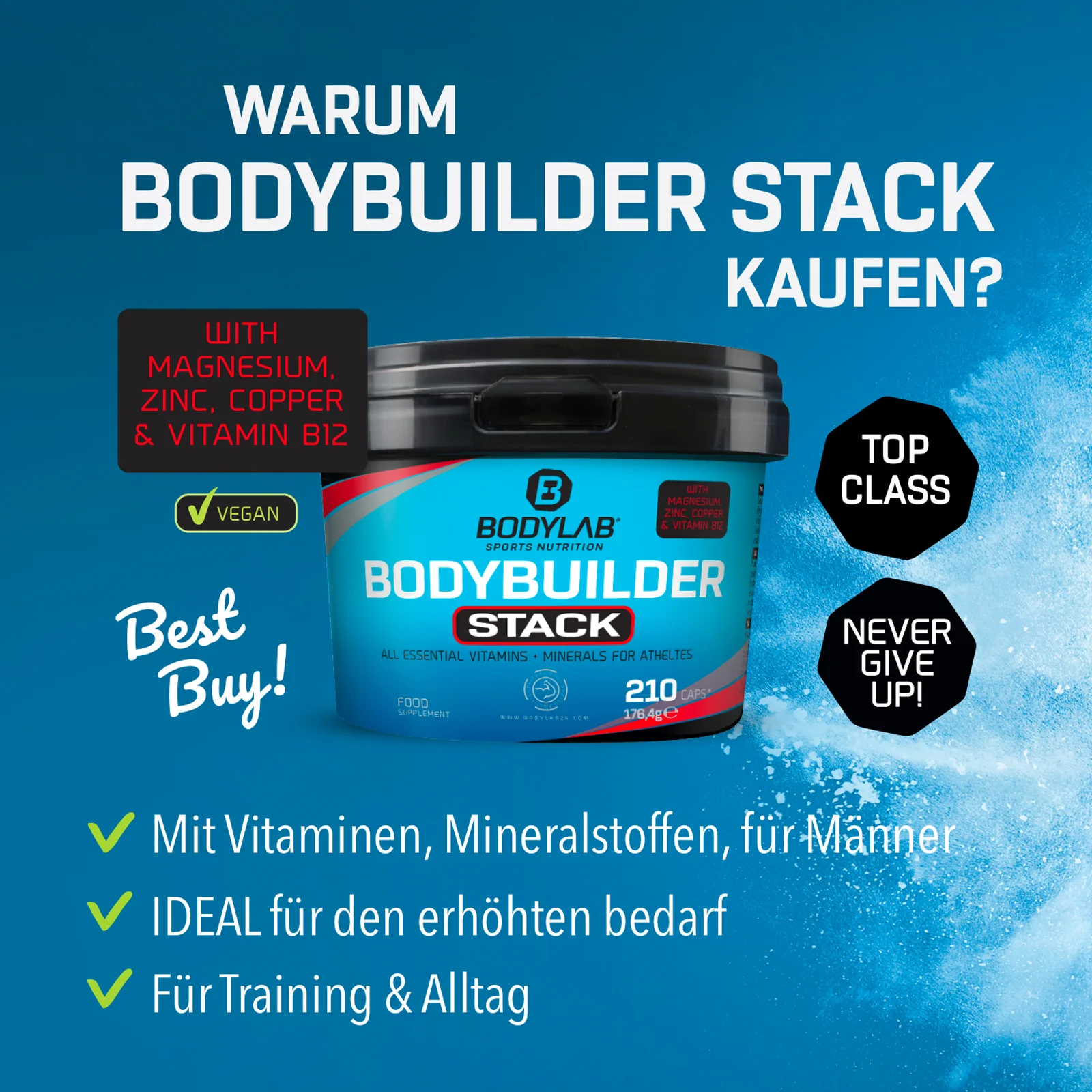 2 x Bodybuilder Stack (210 Kapseln) - Image 5