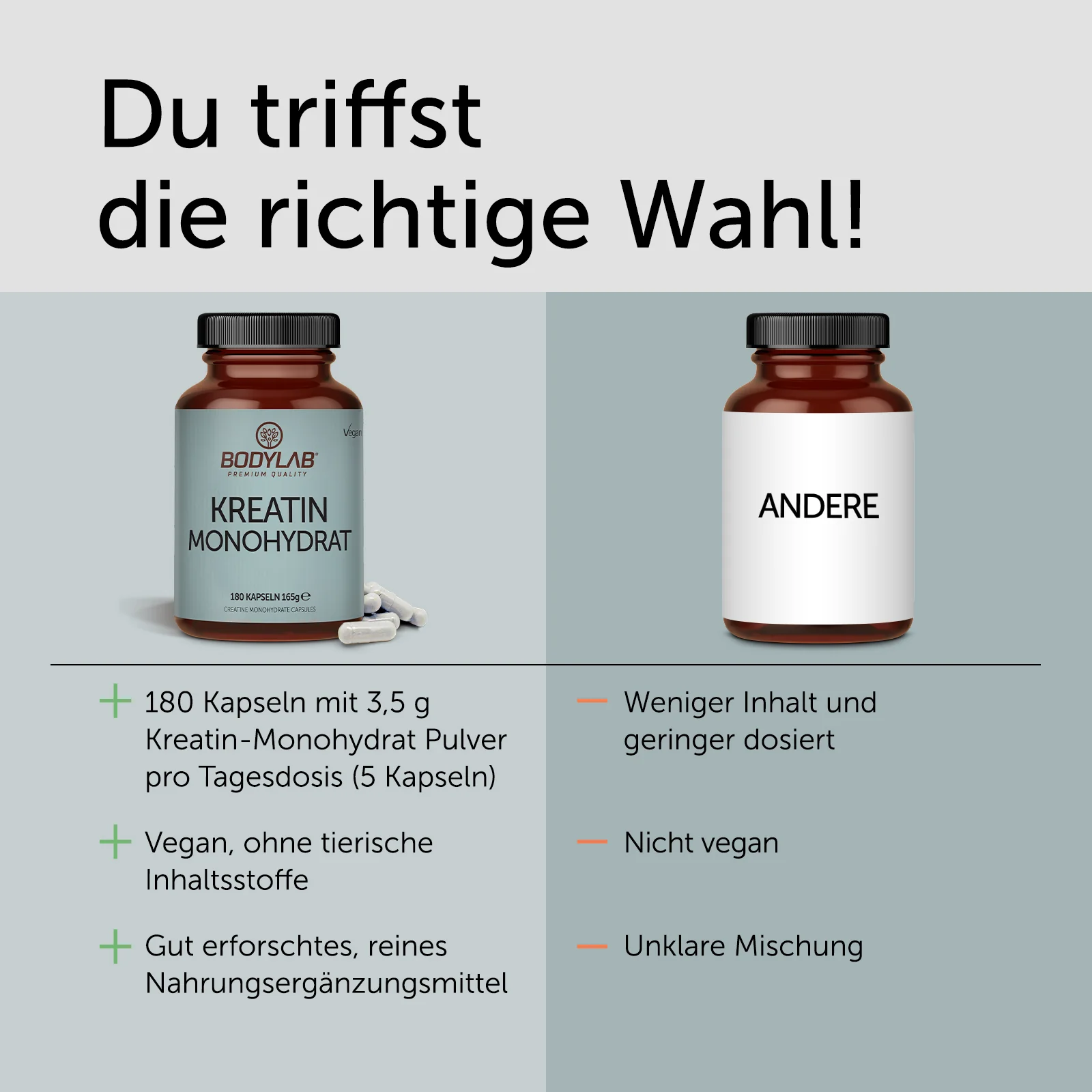 2 x Kreatin Monohydrat (2 x 180 Kapseln) - Image 3