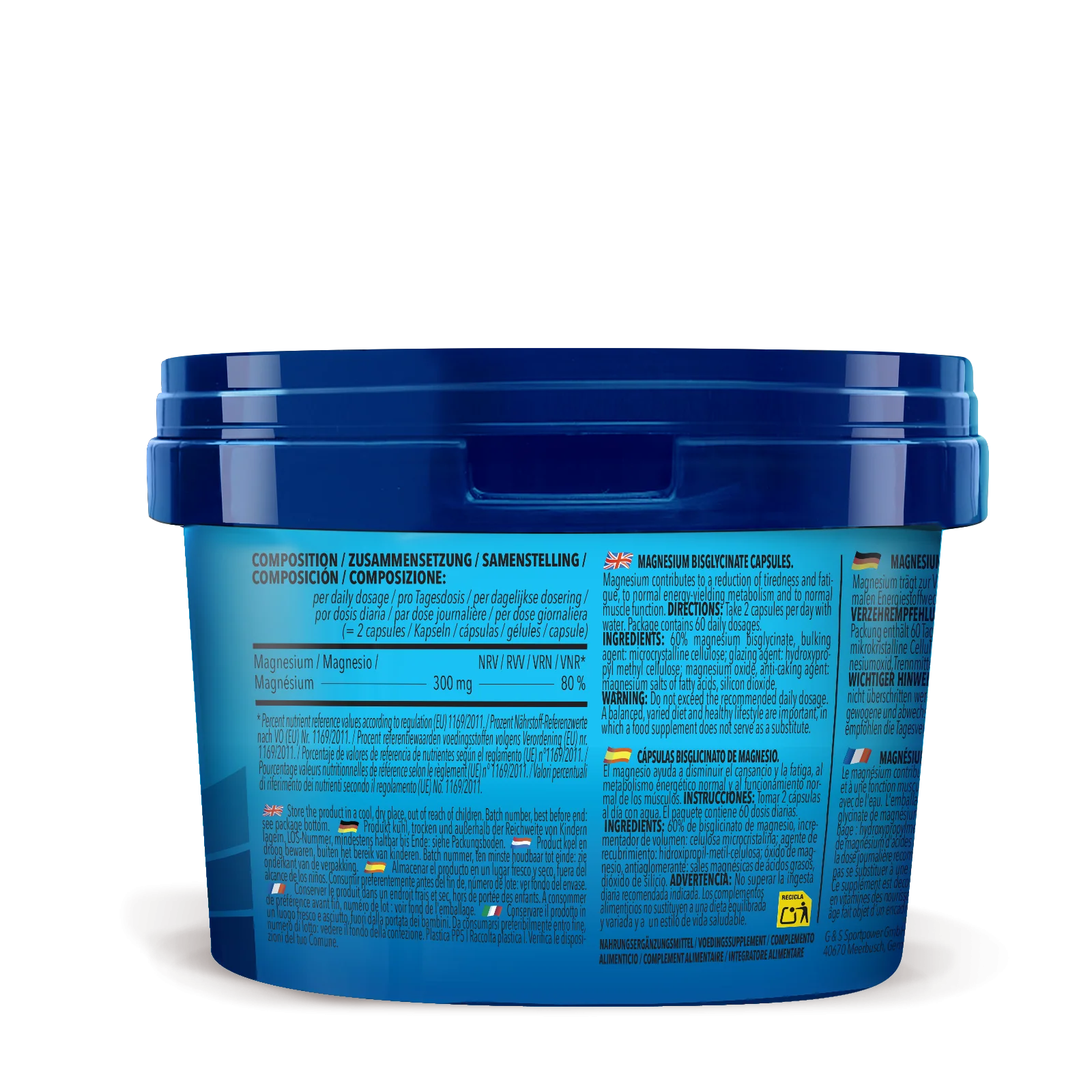 2 x Magnesium Bisglycinate (120 Kapseln) - Image 2