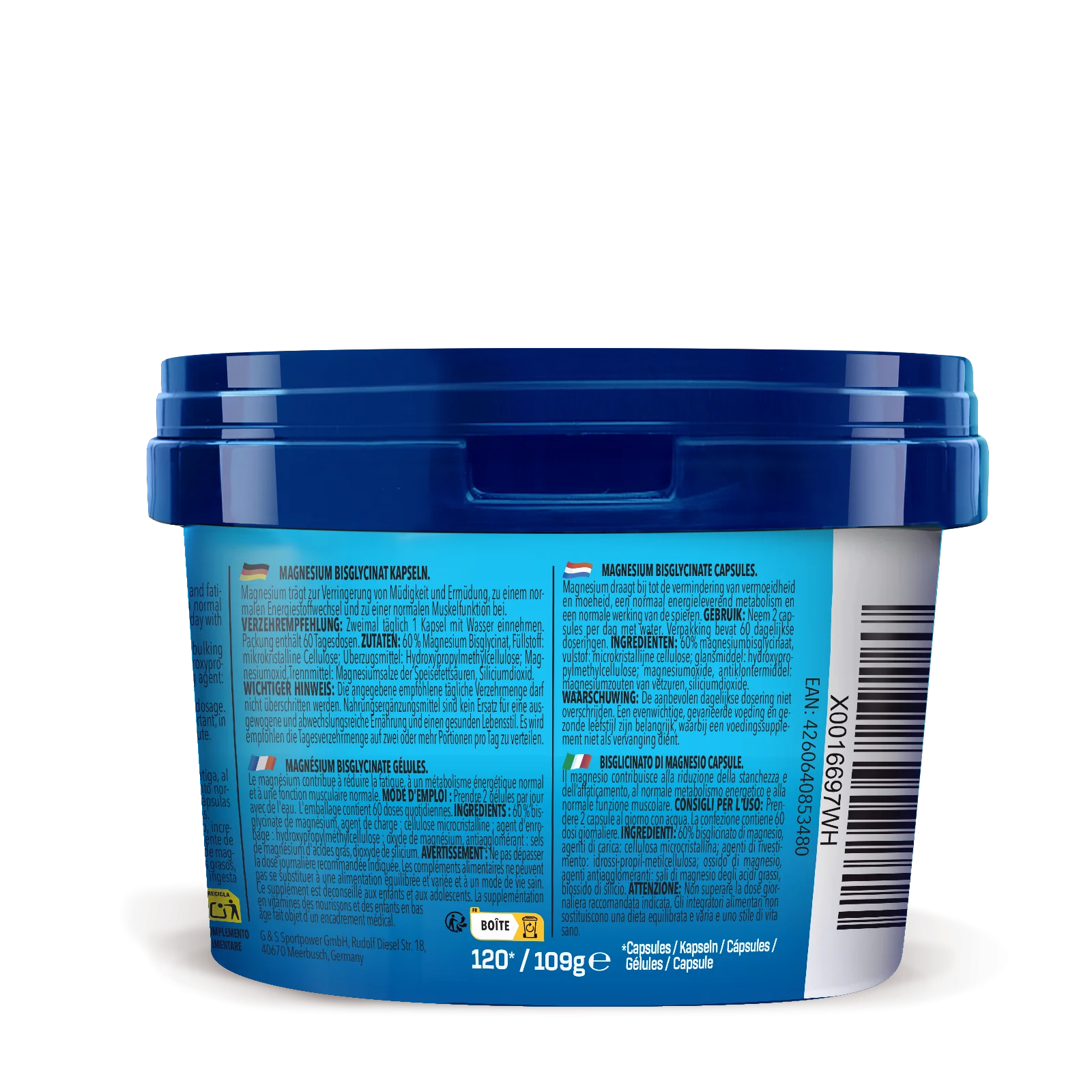 2 x Magnesium Bisglycinate (120 Kapseln) - Image 3