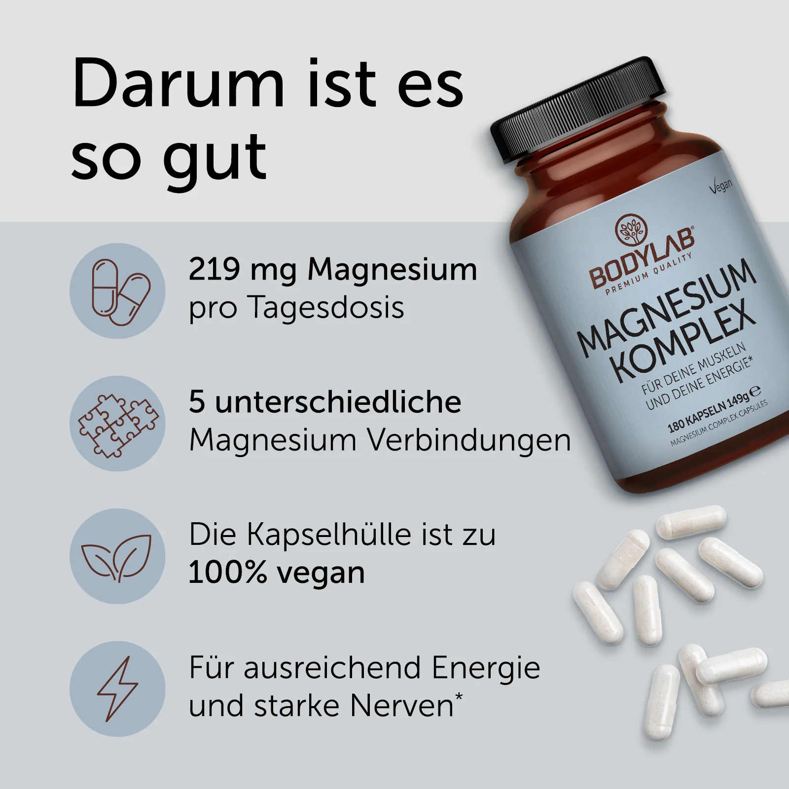 2 x Magnesium Komplex (2 x 180 Kapseln) - Image 2