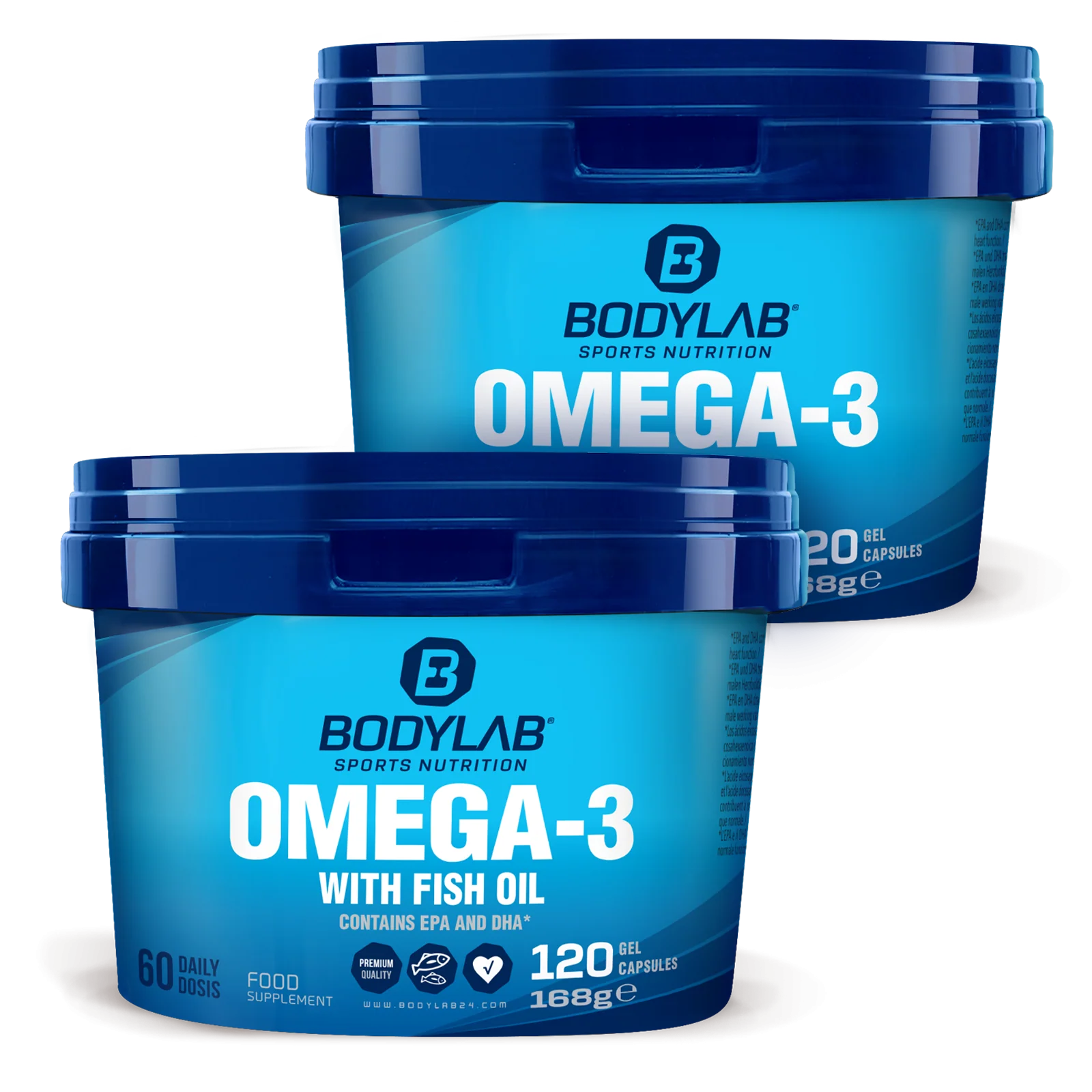 2 x Omega-3 (je 120 Kapseln)