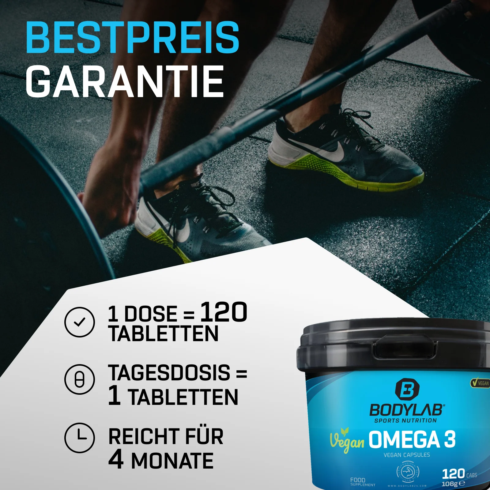 2 x Vegan Omega 3 (120 Kapseln) - Image 10