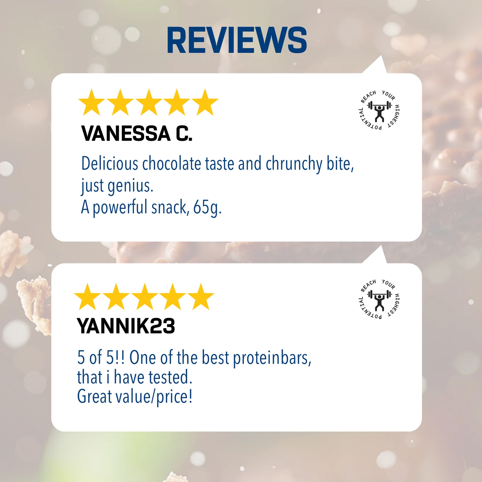 3 x Crunchy Protein Bar Deluxe (je 12x65g) - Image 6