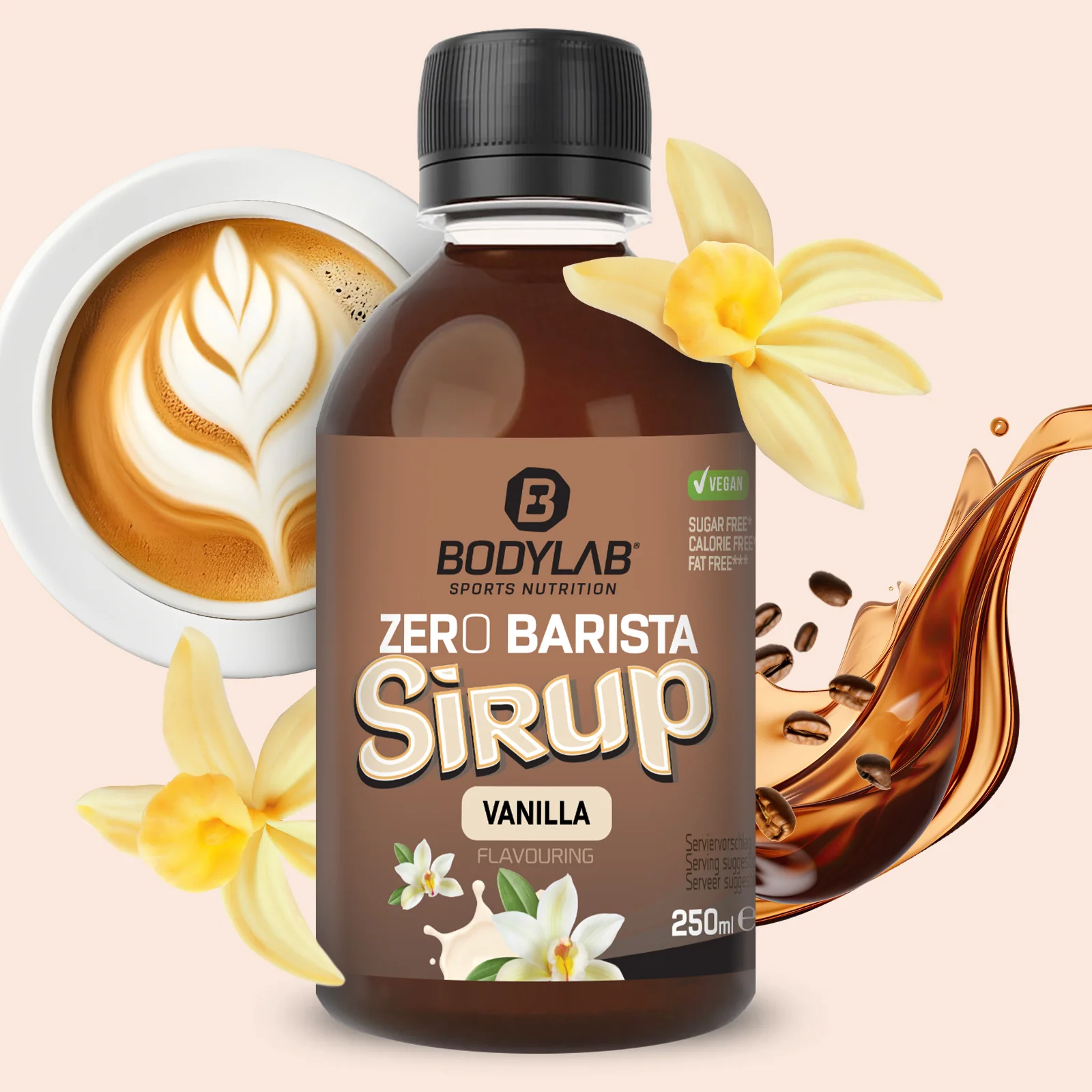 3 x Zero Barista Sirup (250ml) - Image 5