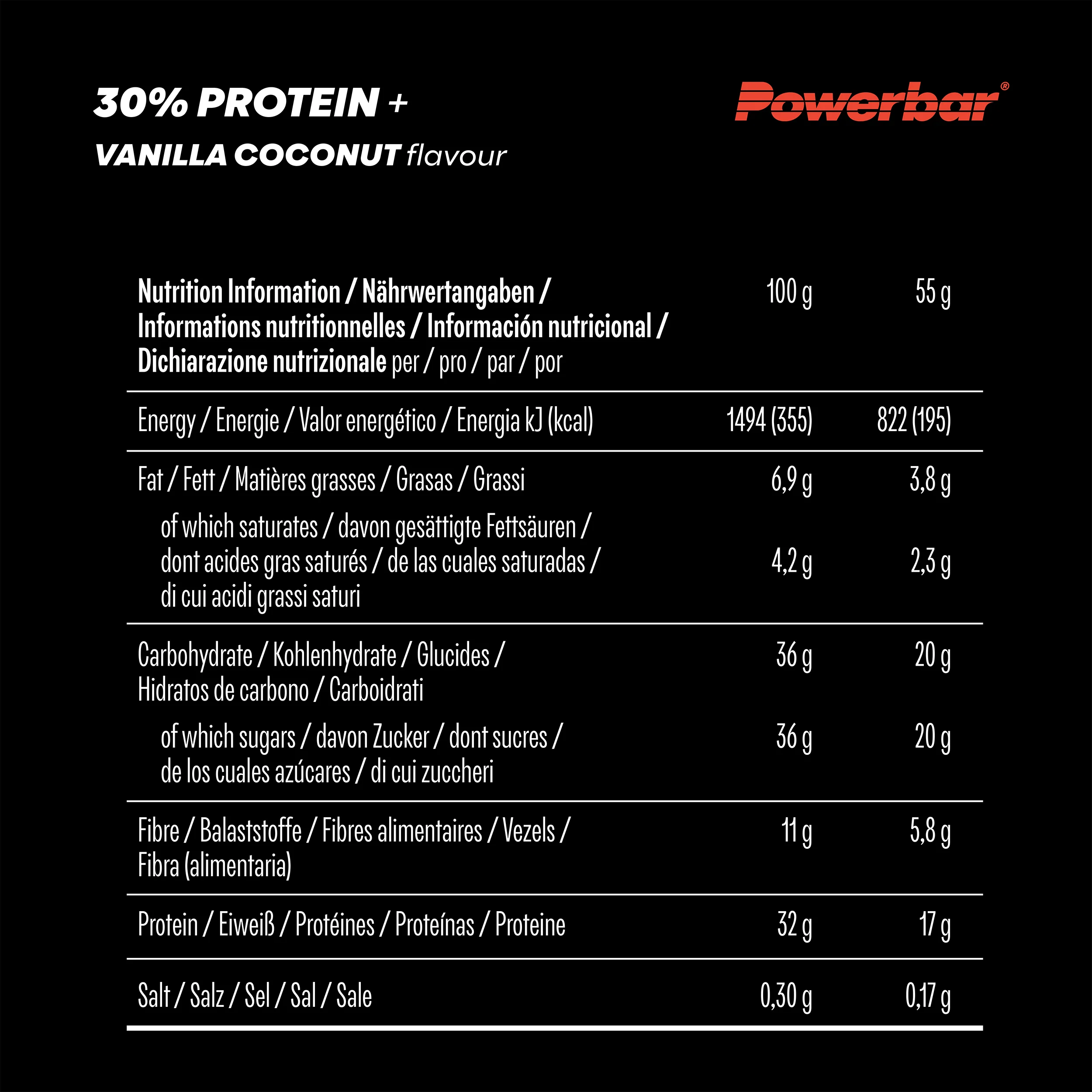 30% Protein+ Bar (15x55g) - Image 11