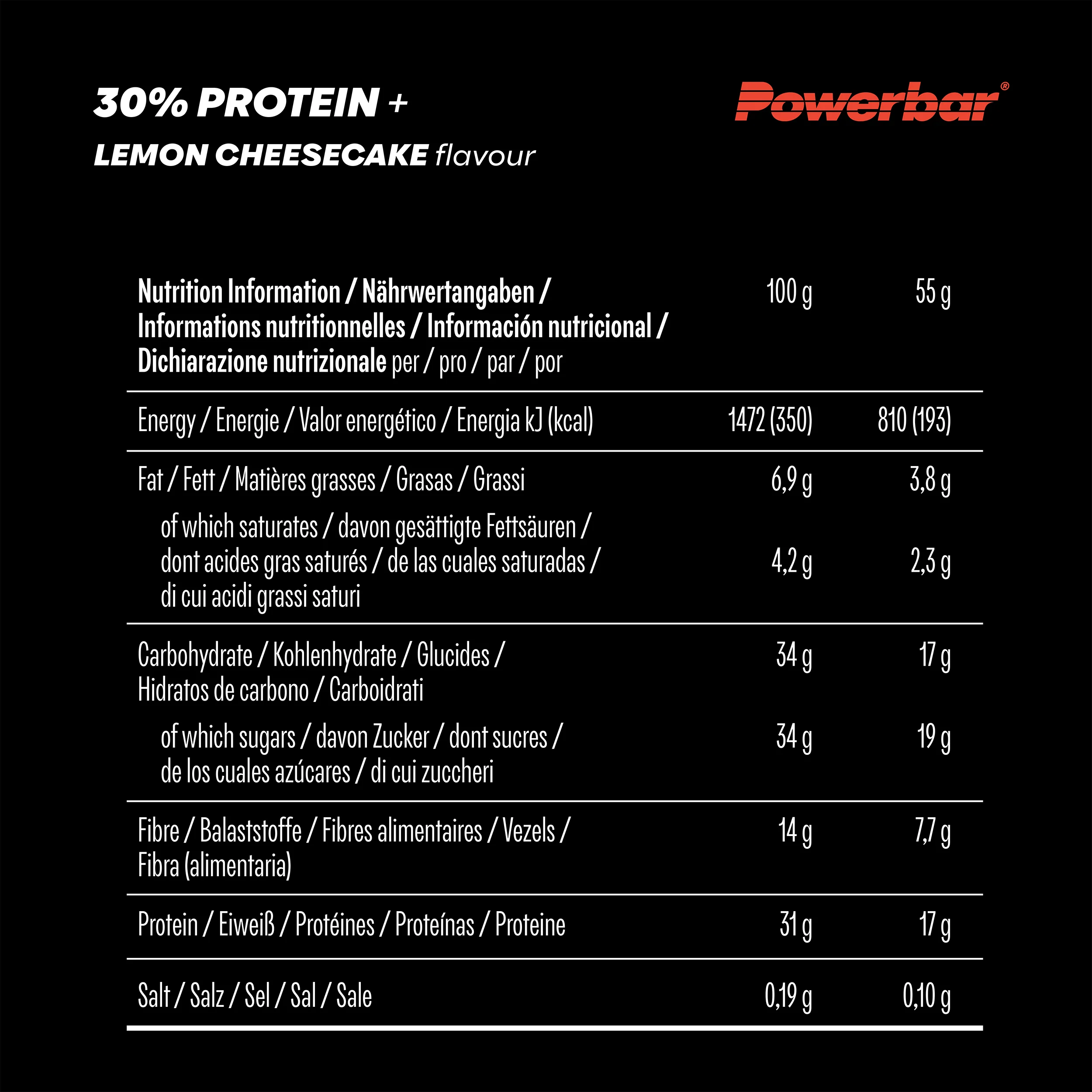 30% Protein+ Bar (15x55g) - Image 17