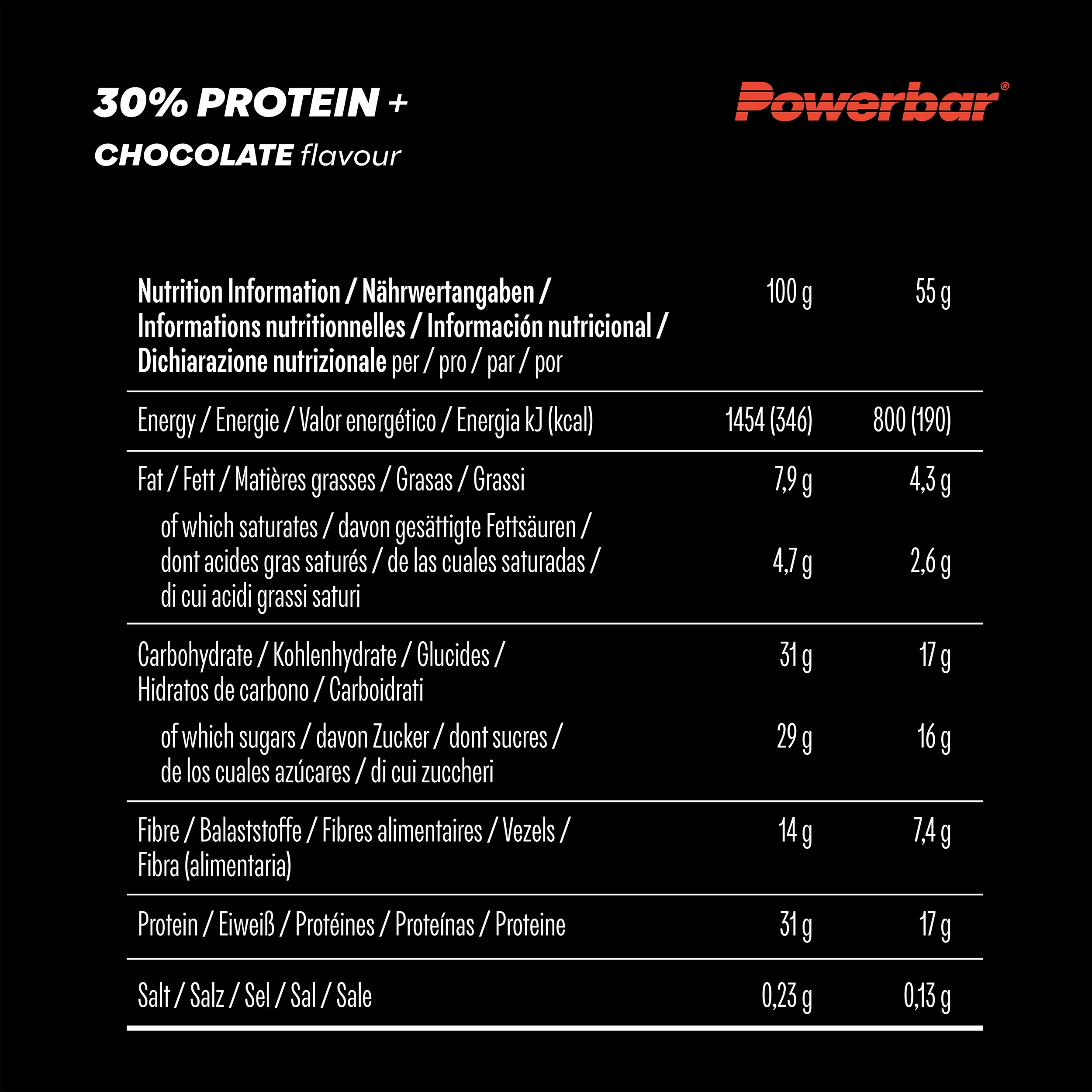 30% Protein+ Bar (15x55g) - Image 23