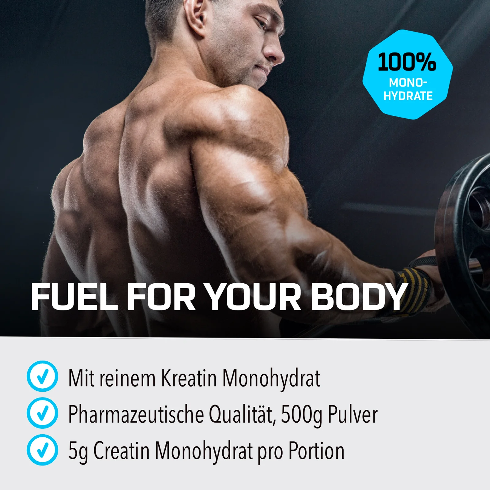 4 x Creatine Powder (500g) - Image 5