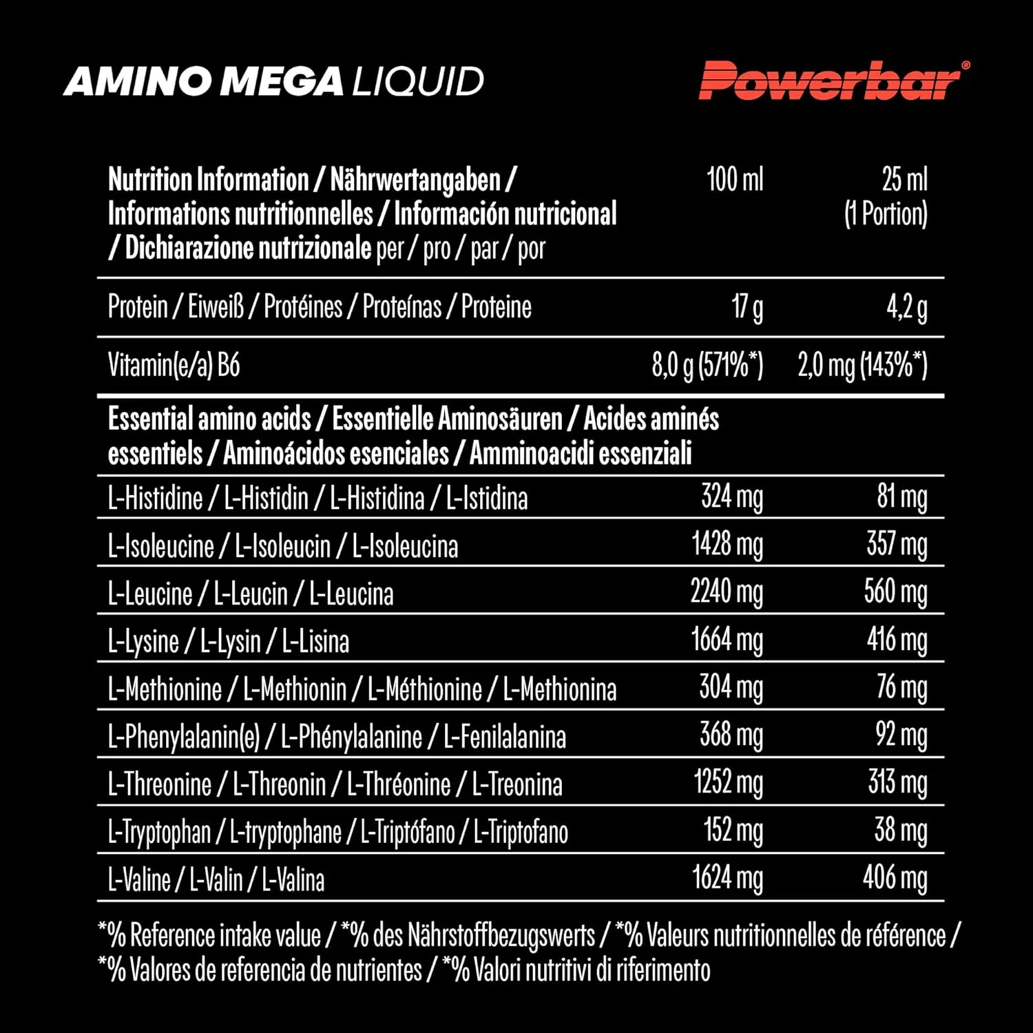 Amino Mega Liquid Ampoules (20 x 25ml) - Image 3
