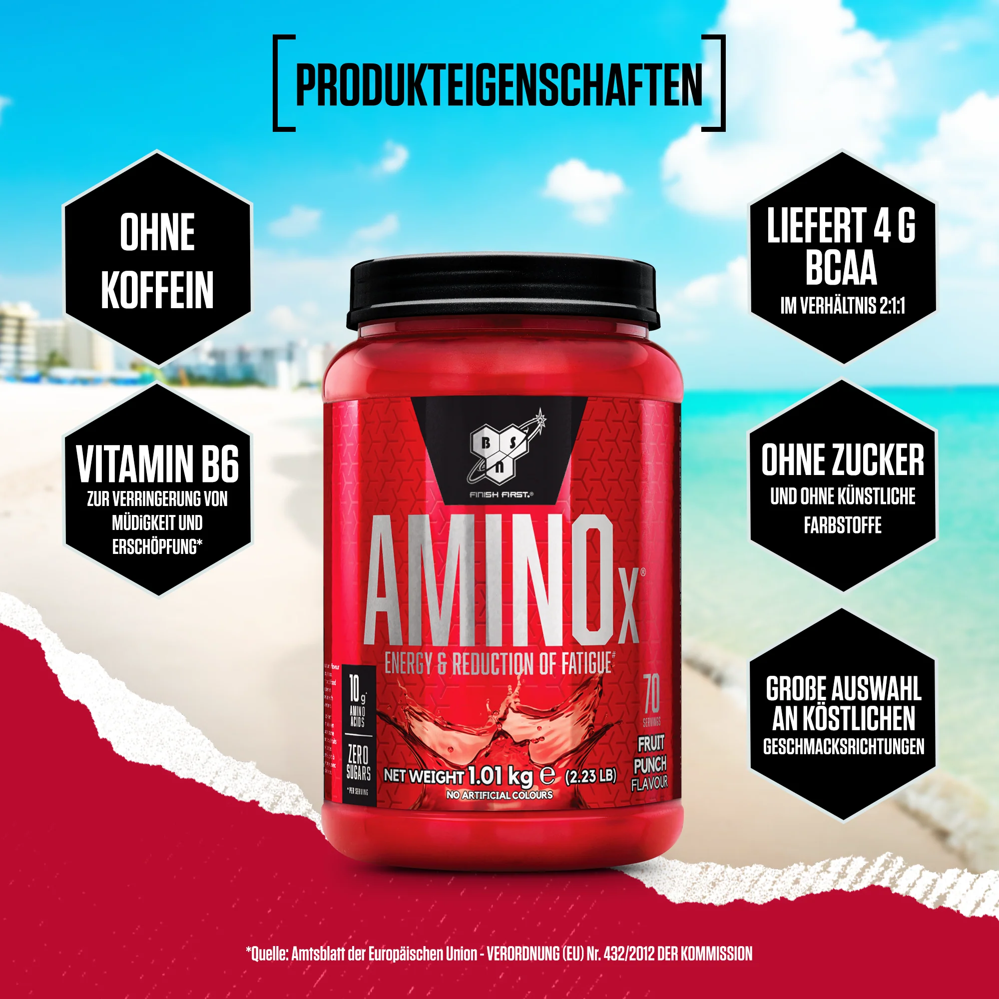 Amino X Aminosäuren BCAA (1000g) - Image 26