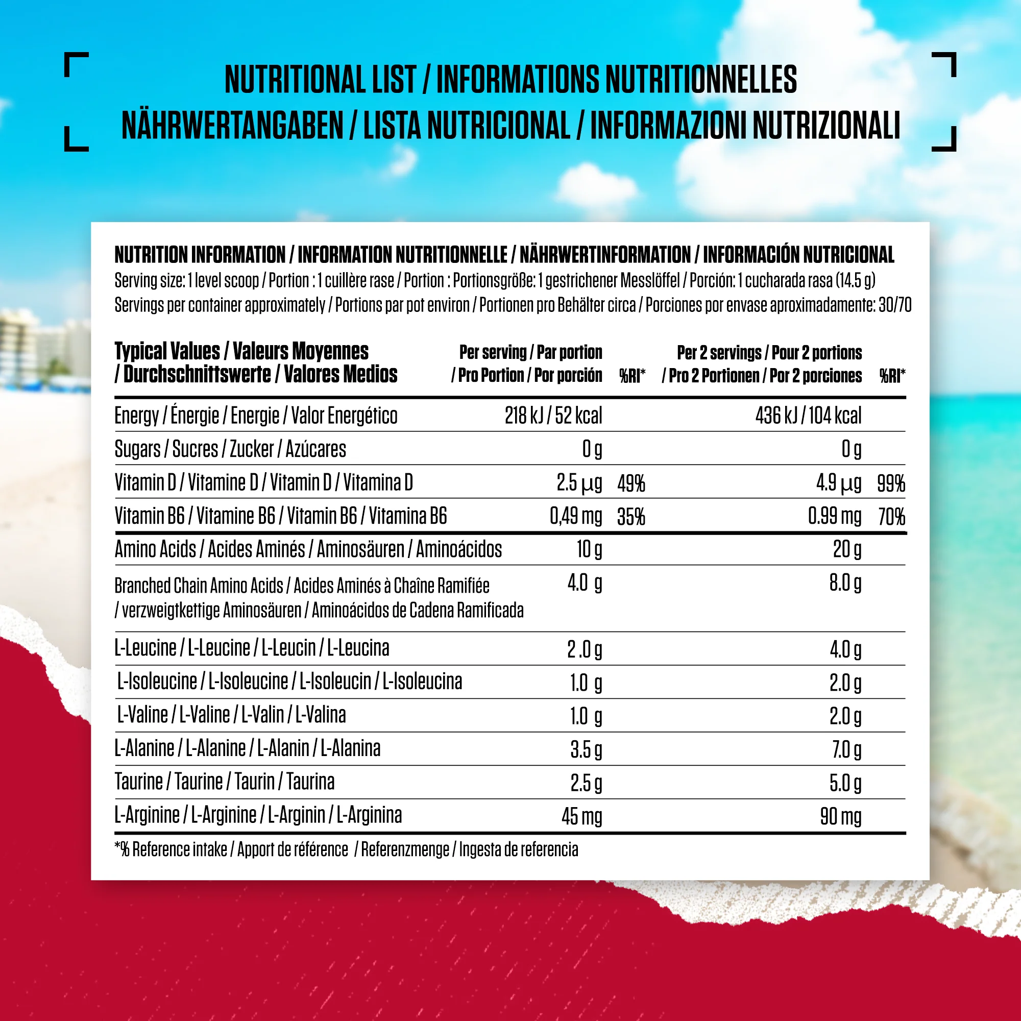 Amino X Aminosäuren BCAA (1000g) - Image 29