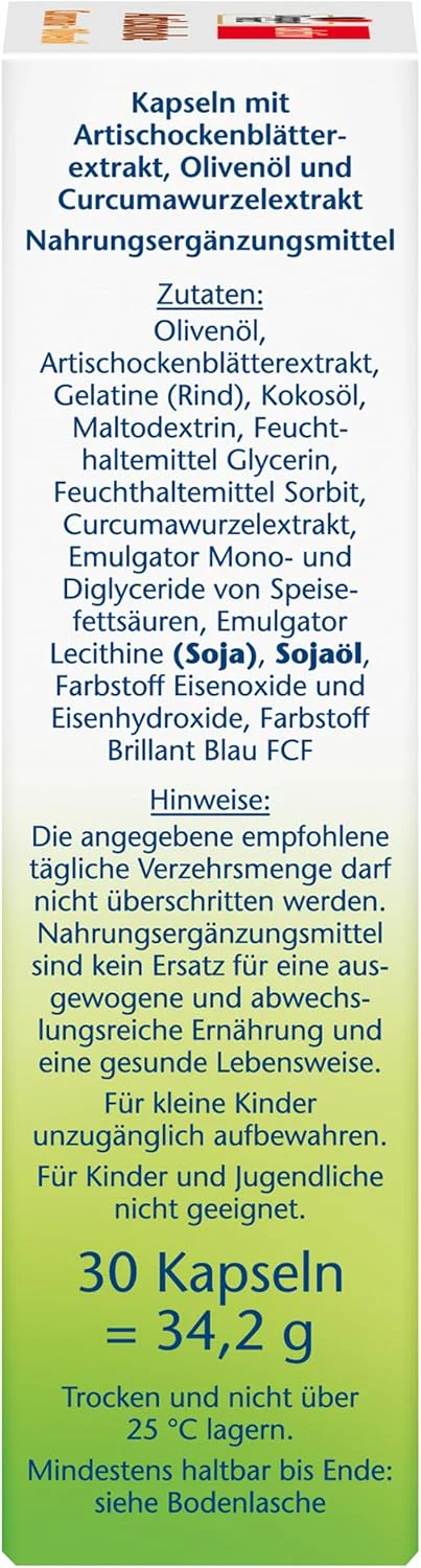 Artischocke + Curcuma + Olivenöl (30 Kapseln) - Image 4