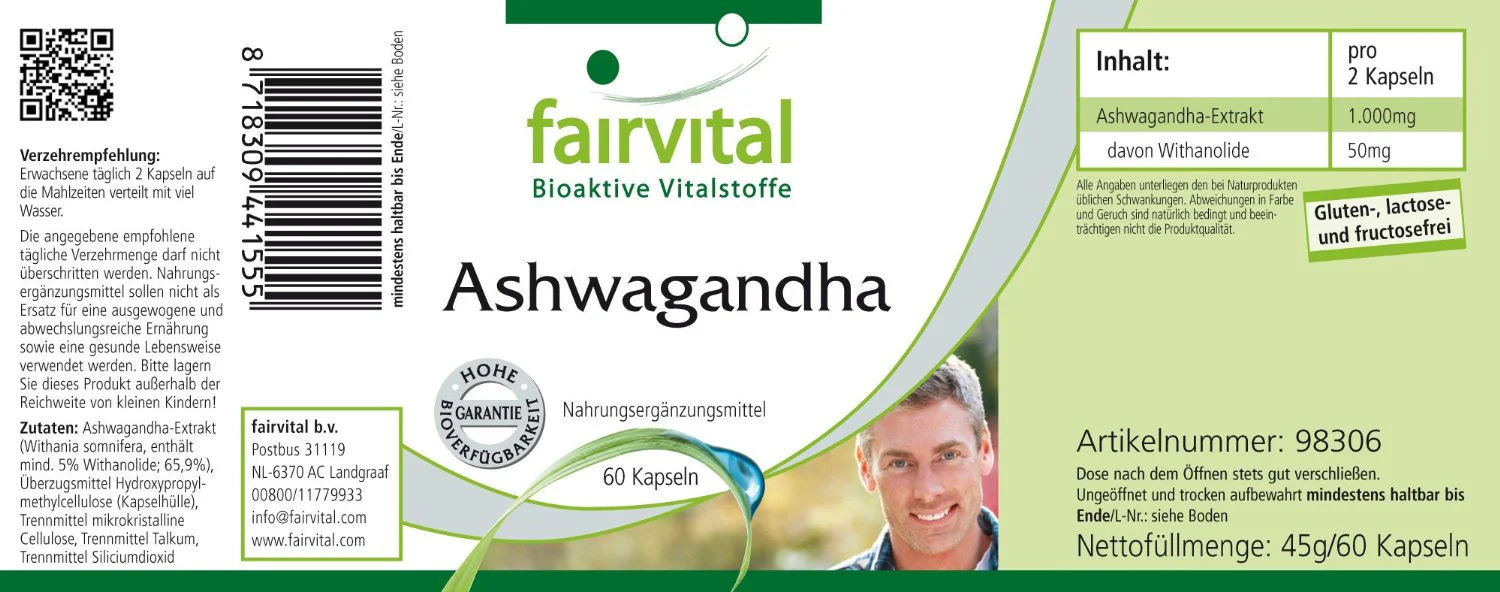 Ashwagandha (60 Kapseln) - Image 2