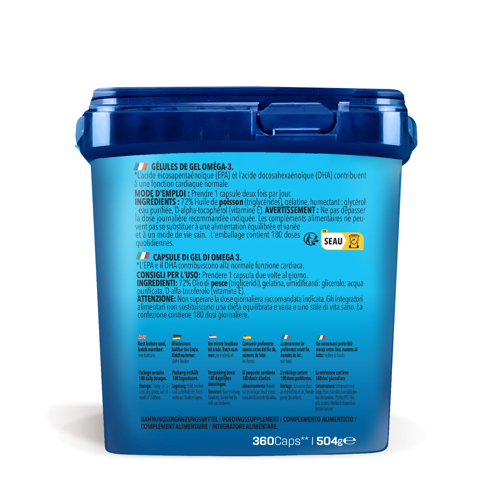 BIG PACK Omega-3 (360 Kapseln) - Image 4