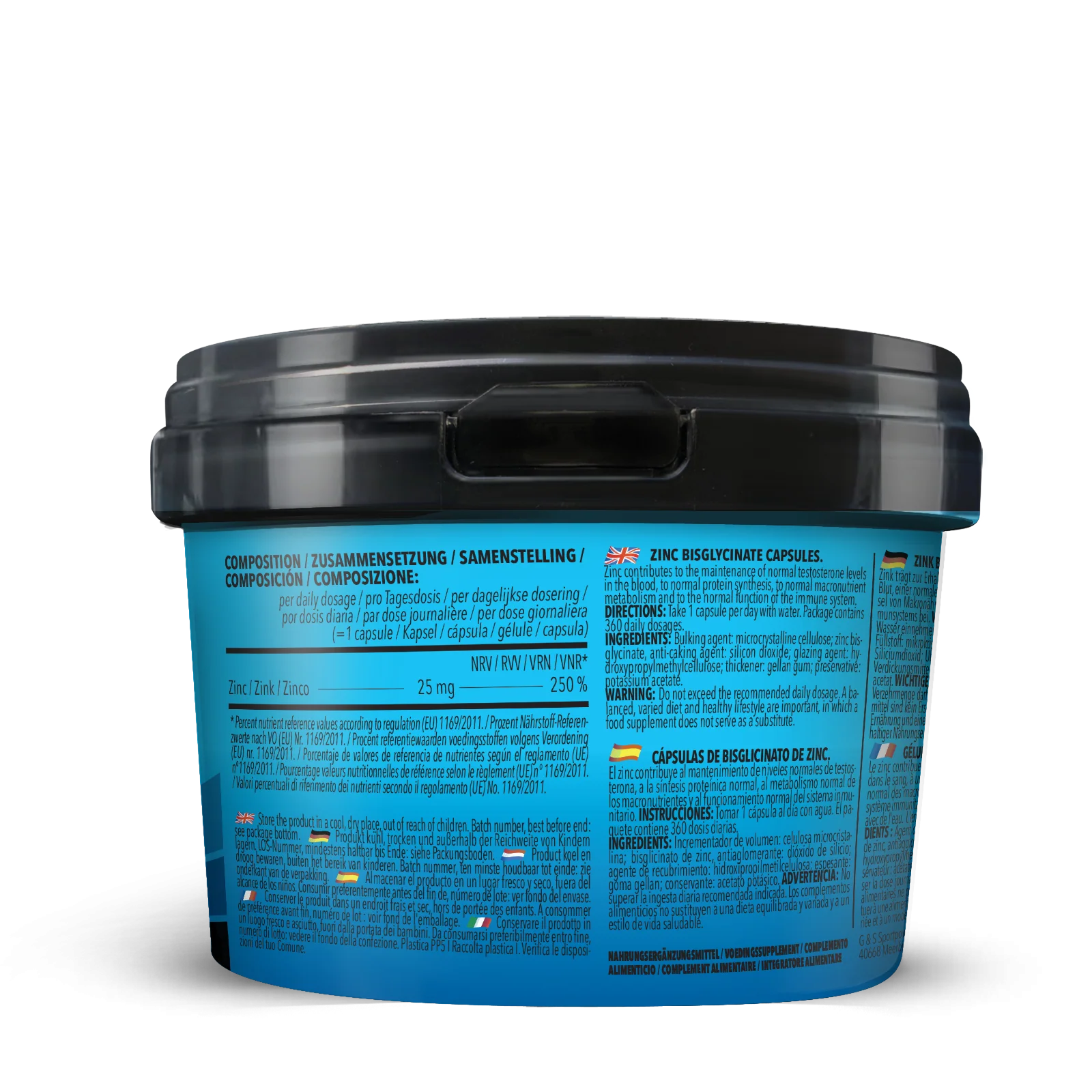 BIG PACK Zinc Bisglycinat (360 Kapseln) - Image 3