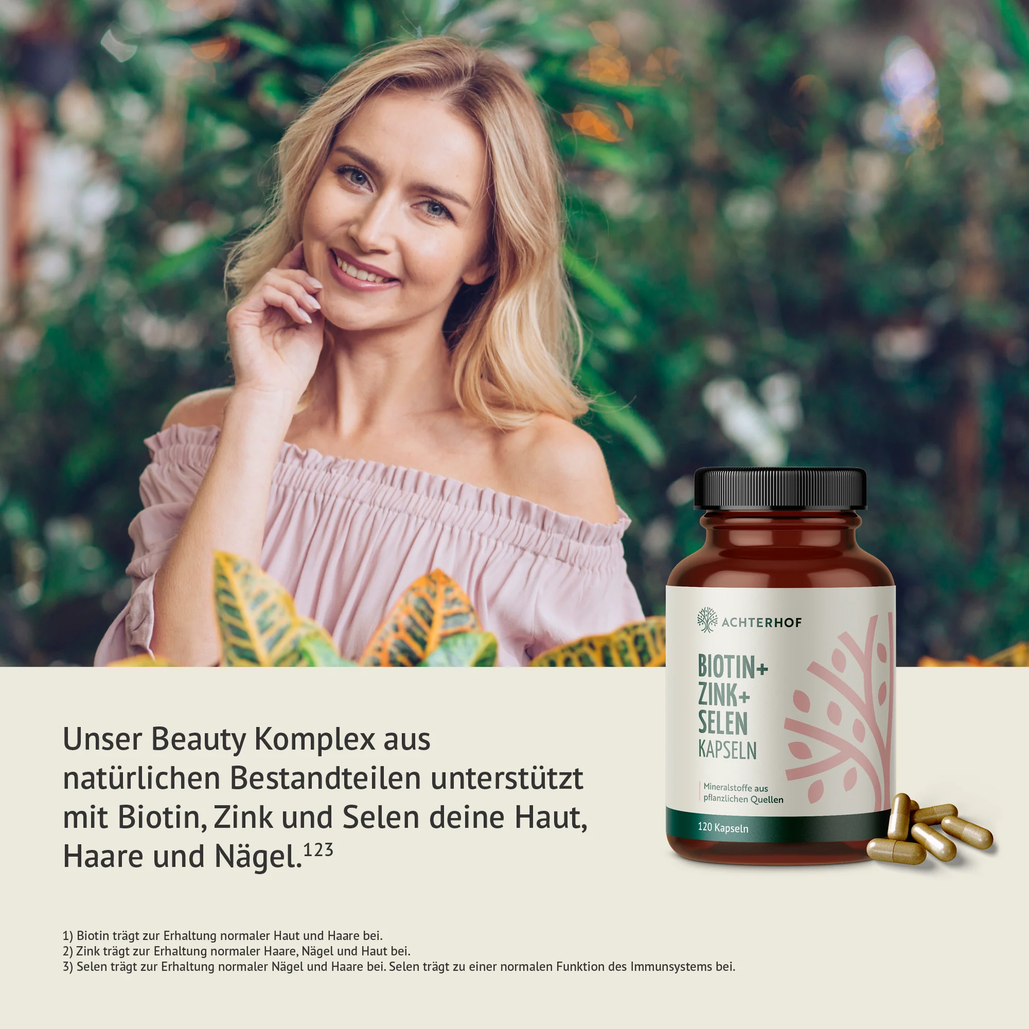 Biotin+Zink+Selen Kapseln (120 Kapseln) - Image 3