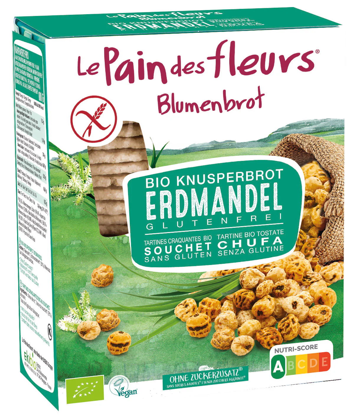 Blumenbrot Erdmandel bio (150g)