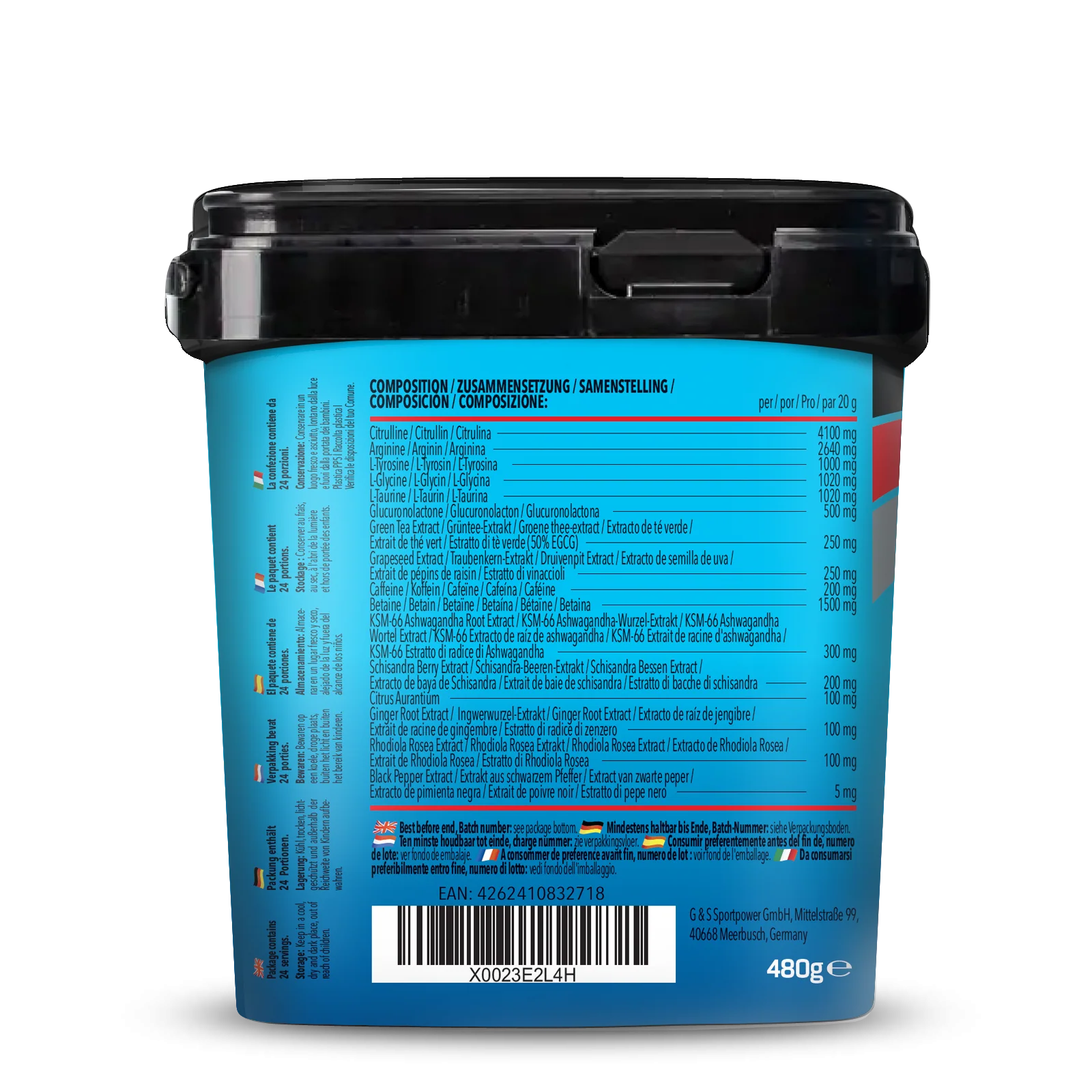 Bodybuilder Pre Workout (480g) - Image 6
