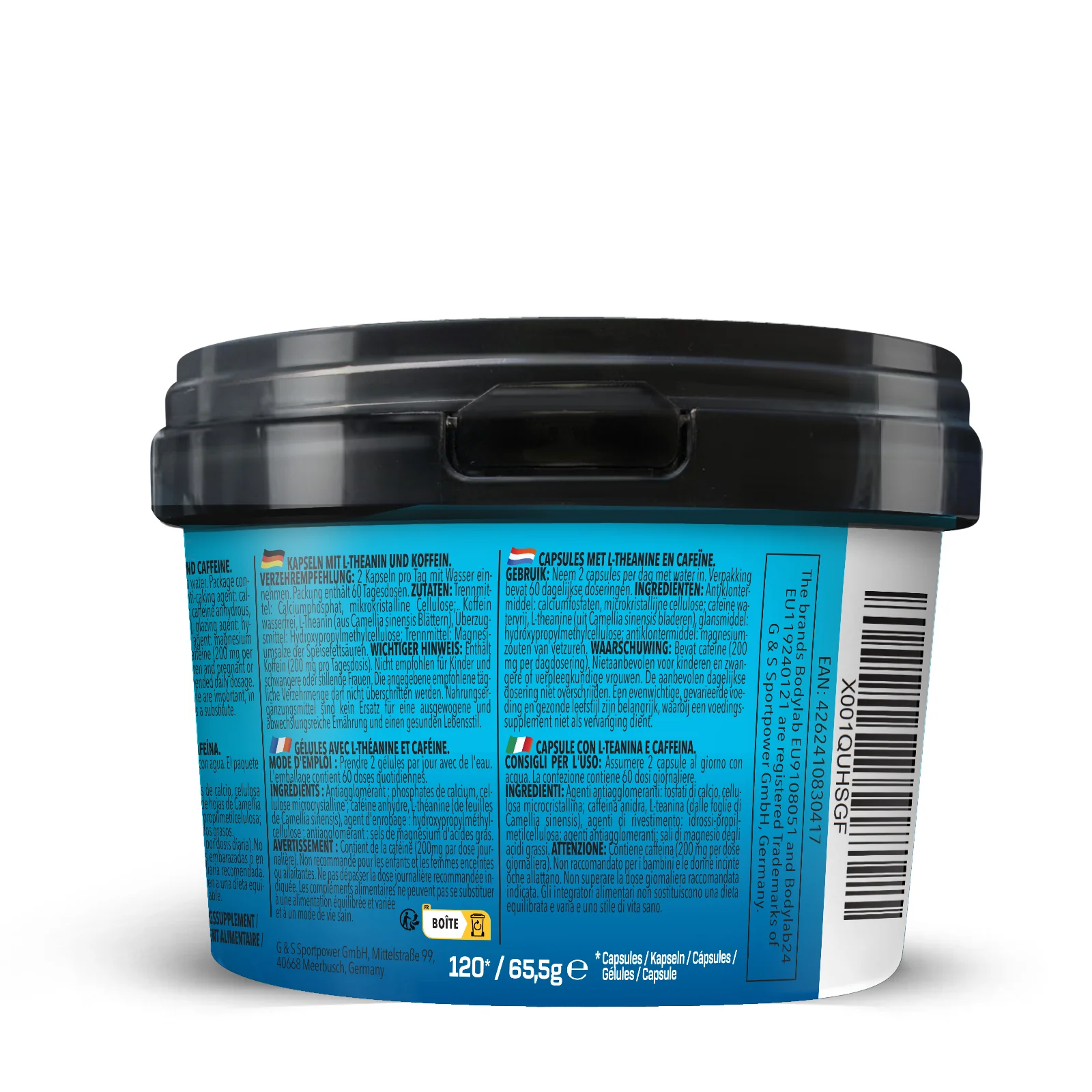 Caffeine & L-Theanine (120 Kapseln) - Image 2