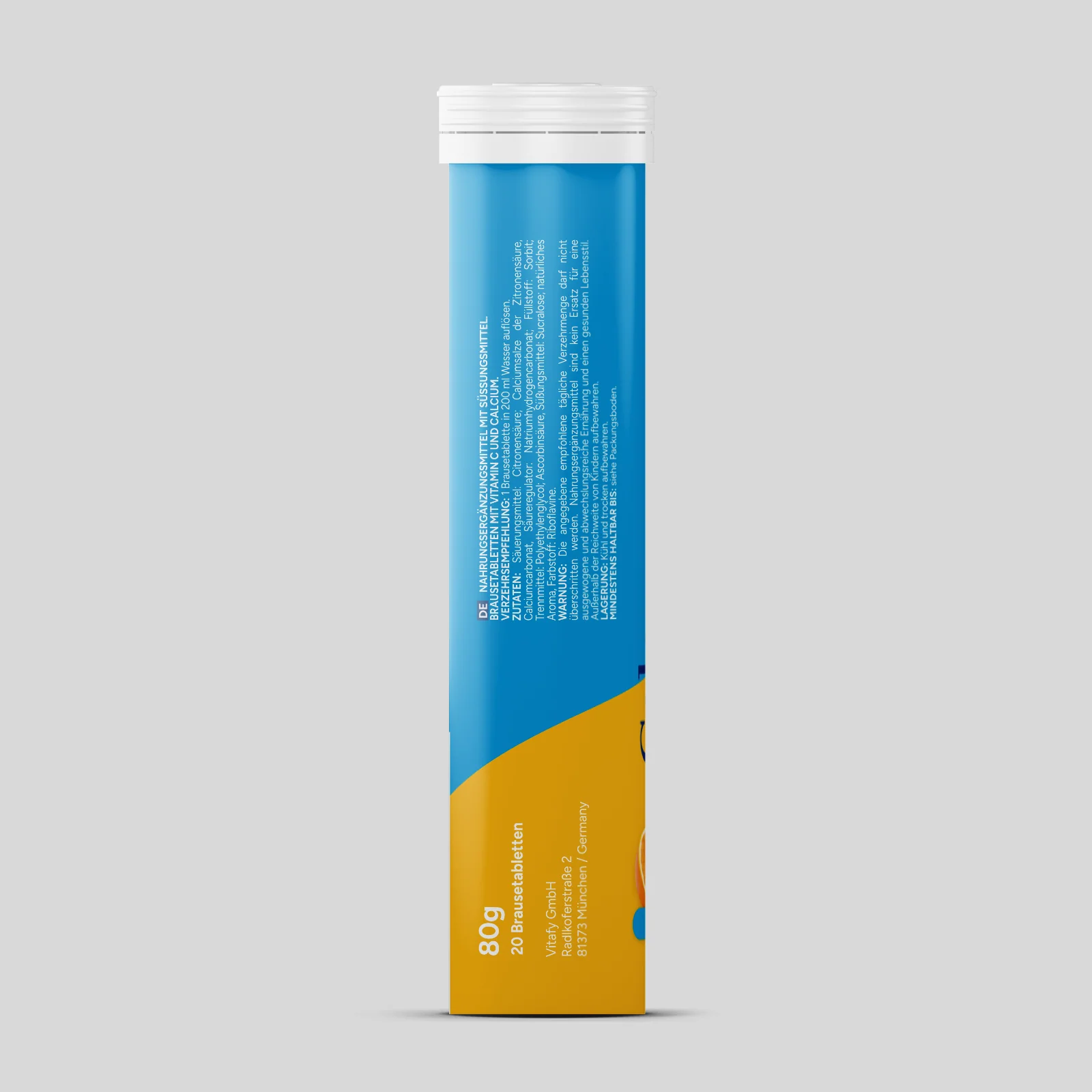 Calcium + Vitamin C - Orange (20 Brausetabletten) - 6er Pack - Image 6