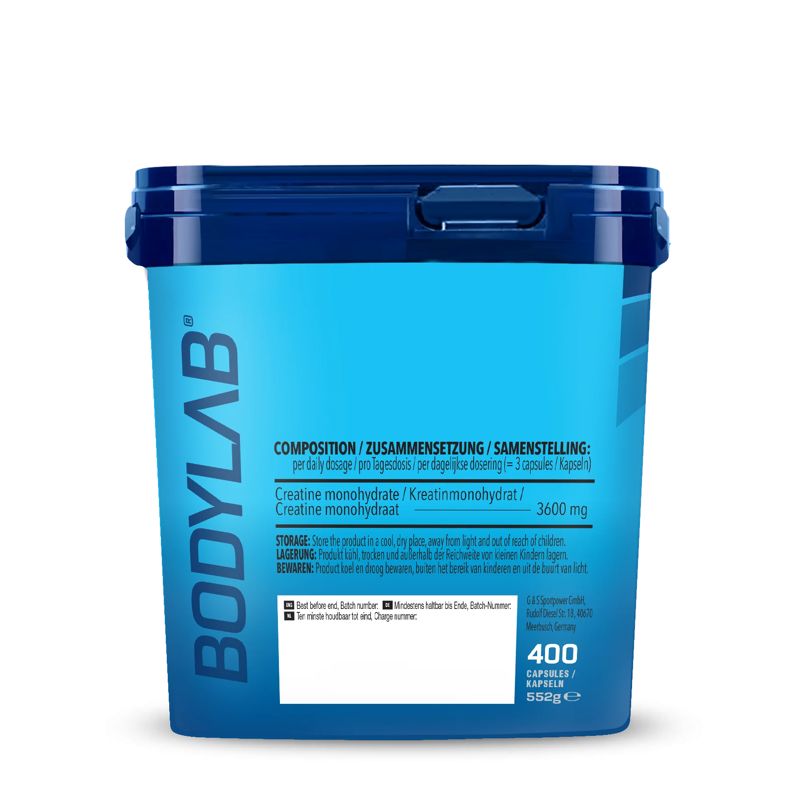 Creatine Monohydrate Mega Caps (400 Kapseln) - Image 3