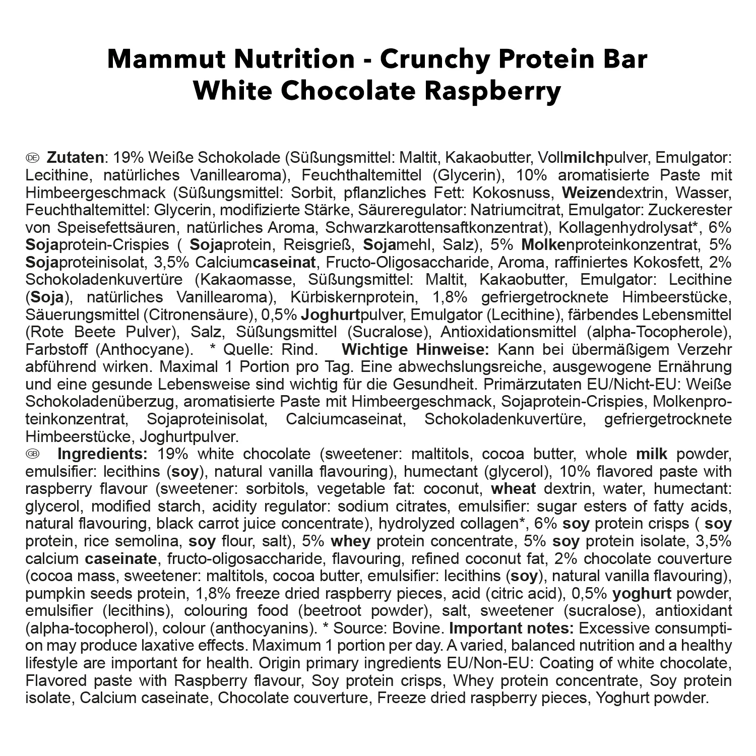 Crunchy Protein Bar (12x45g) - Image 5