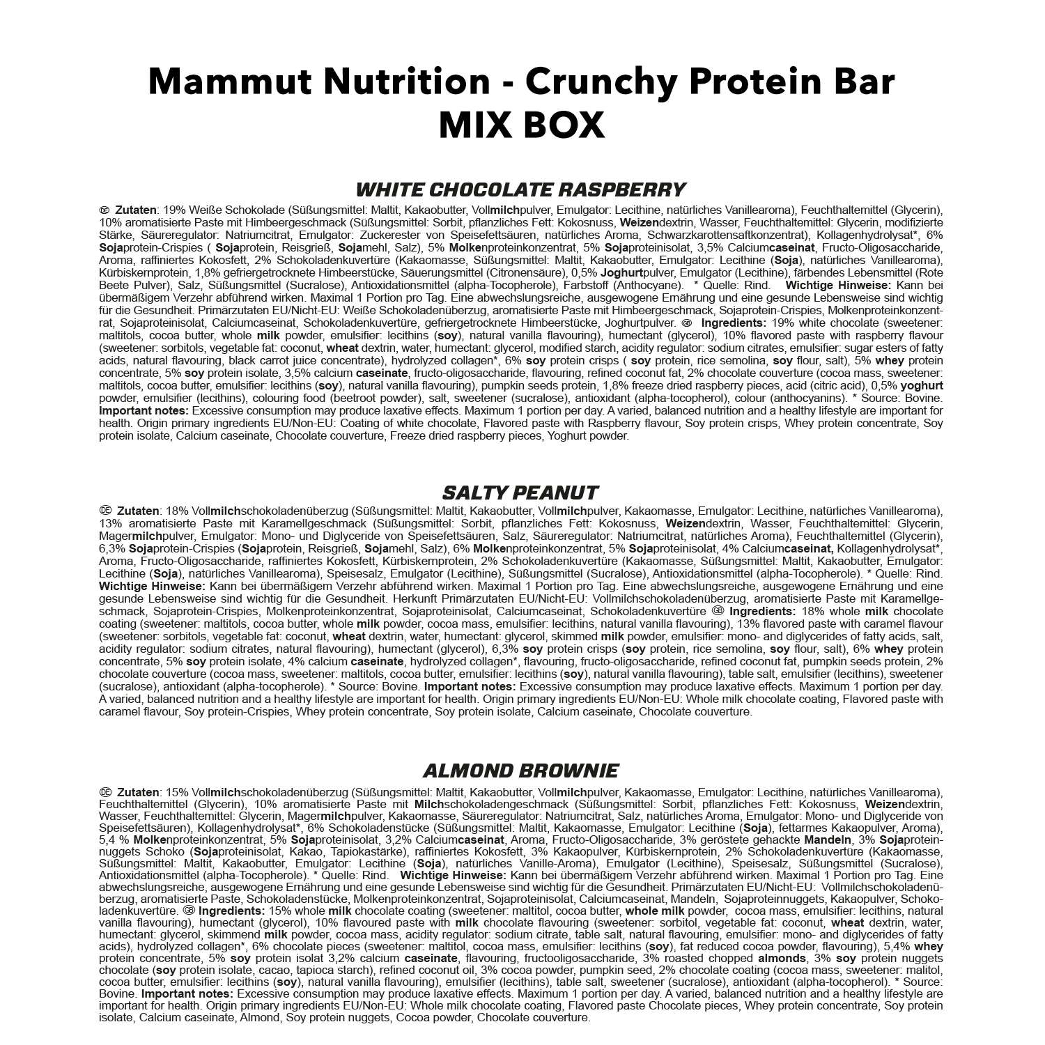 Crunchy Protein Bar Mix Box (12x45g) - Image 4