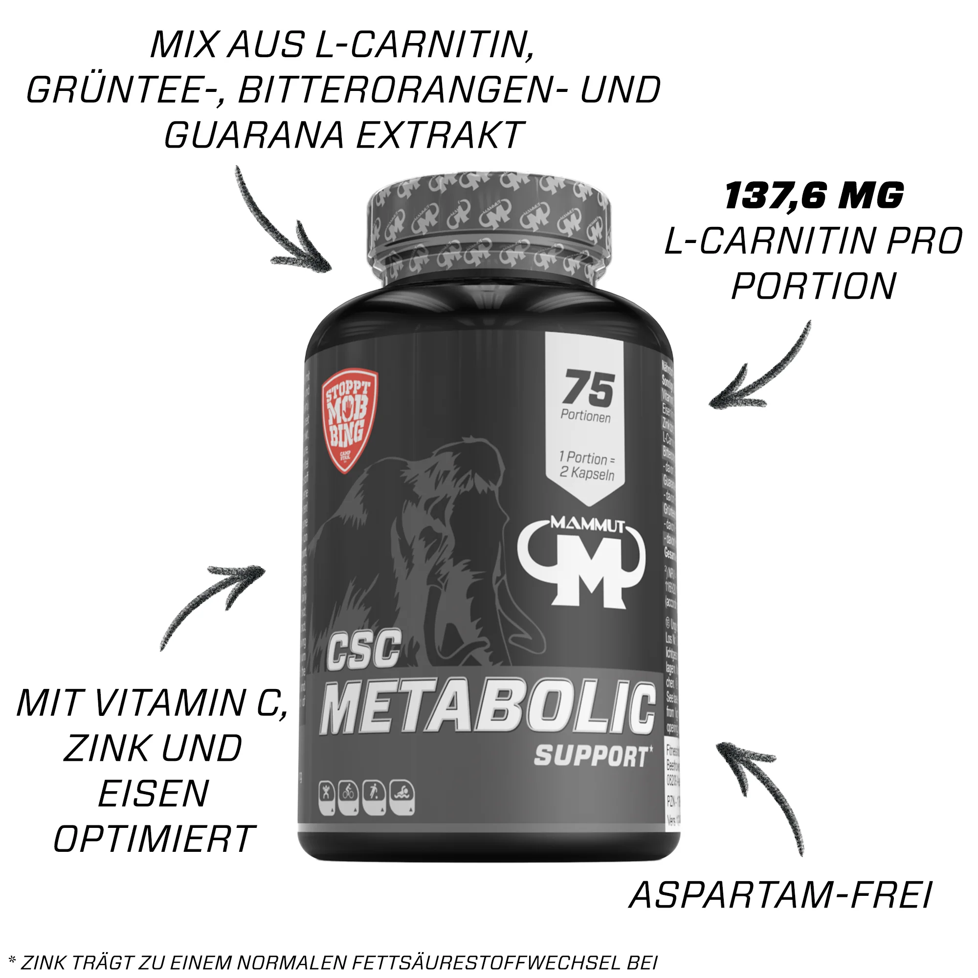 CSC Metabolic Support (150 Kapseln) - Image 2