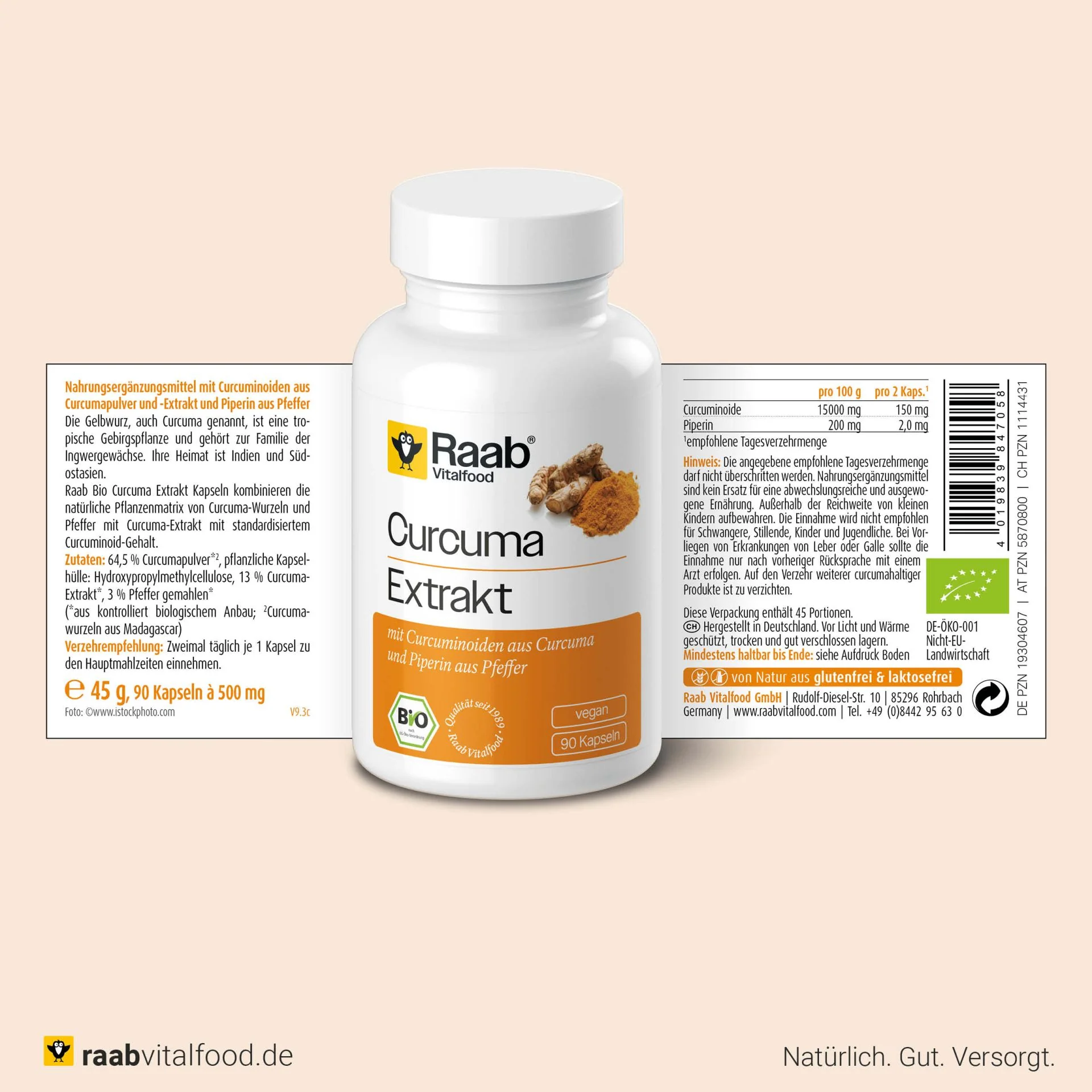 Curcuma Extrakt bio (90 Kapseln) - Image 2