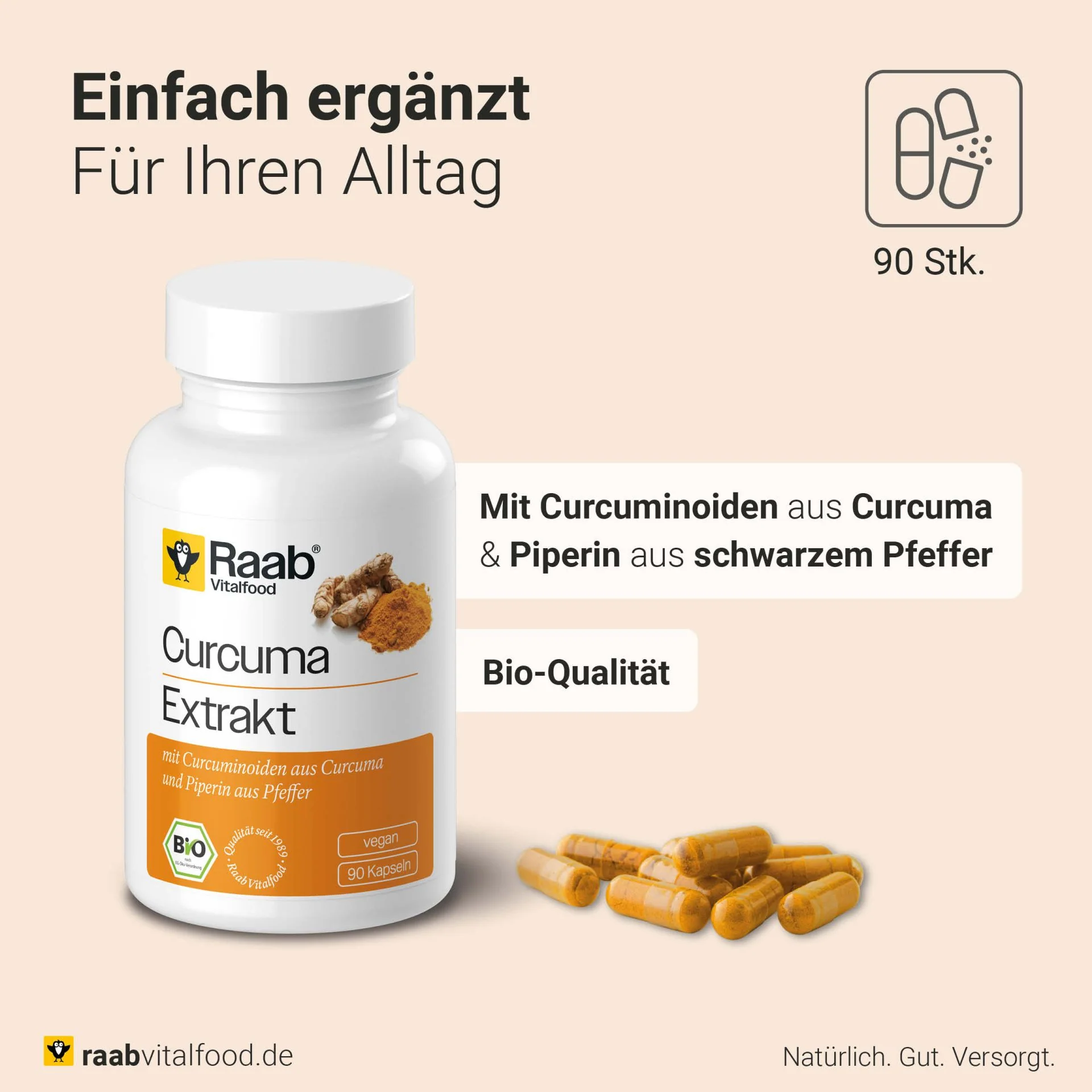 Curcuma Extrakt bio (90 Kapseln) - Image 3
