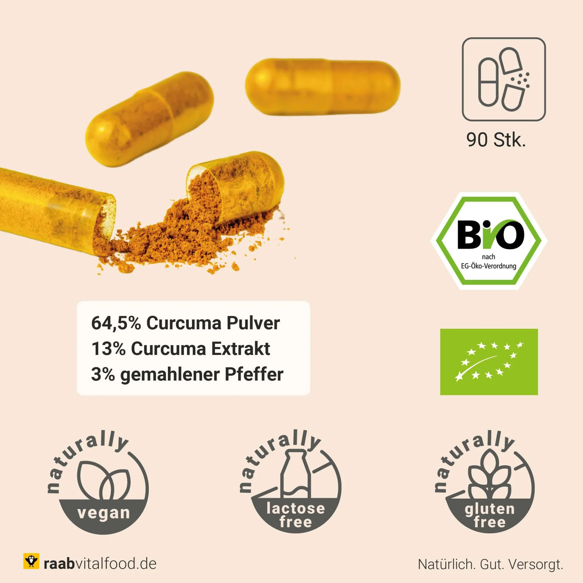 Curcuma Extrakt bio (90 Kapseln) - Image 5