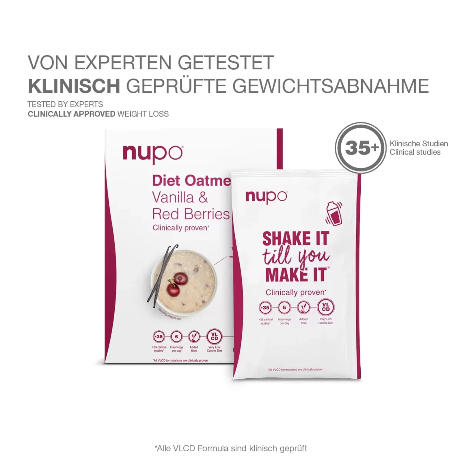 Diet Oatmeal Vanilla & Red Beeries (12x32g) - Image 2