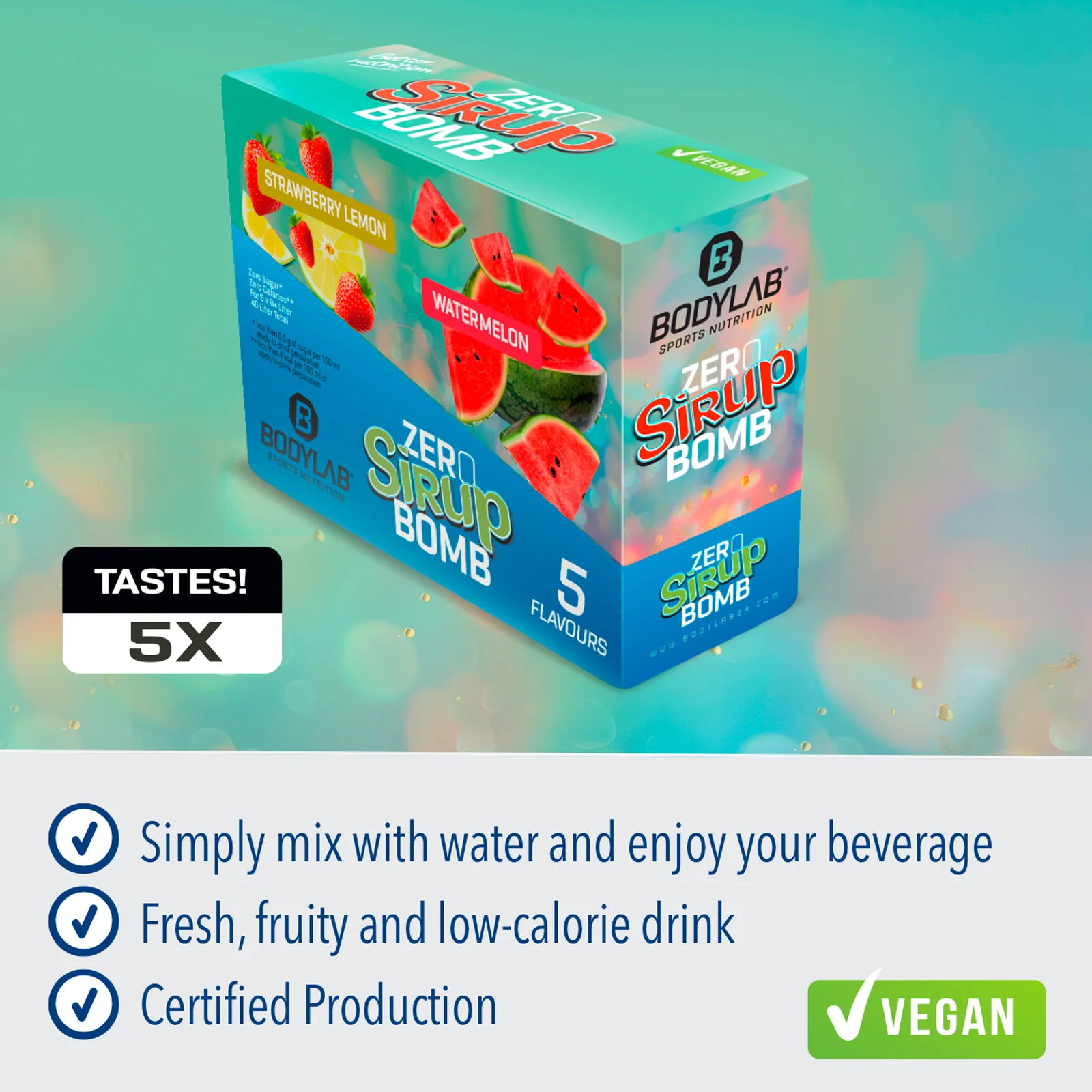 Doppelpack ZERO Sirup BOMB (2 x je 5 x 65ml) - Image 4