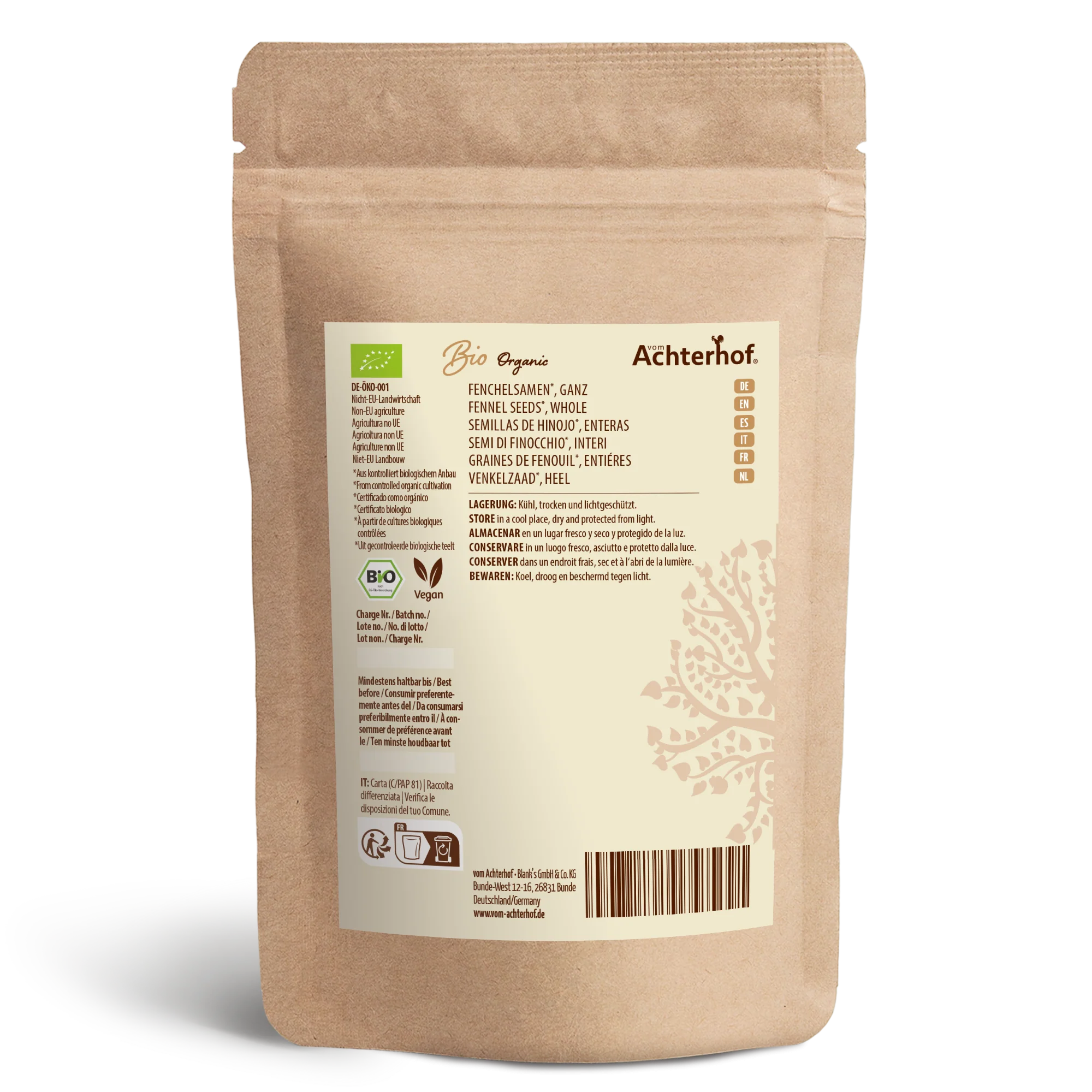 Fenchelsamen ganz Bio (250g) - Image 2