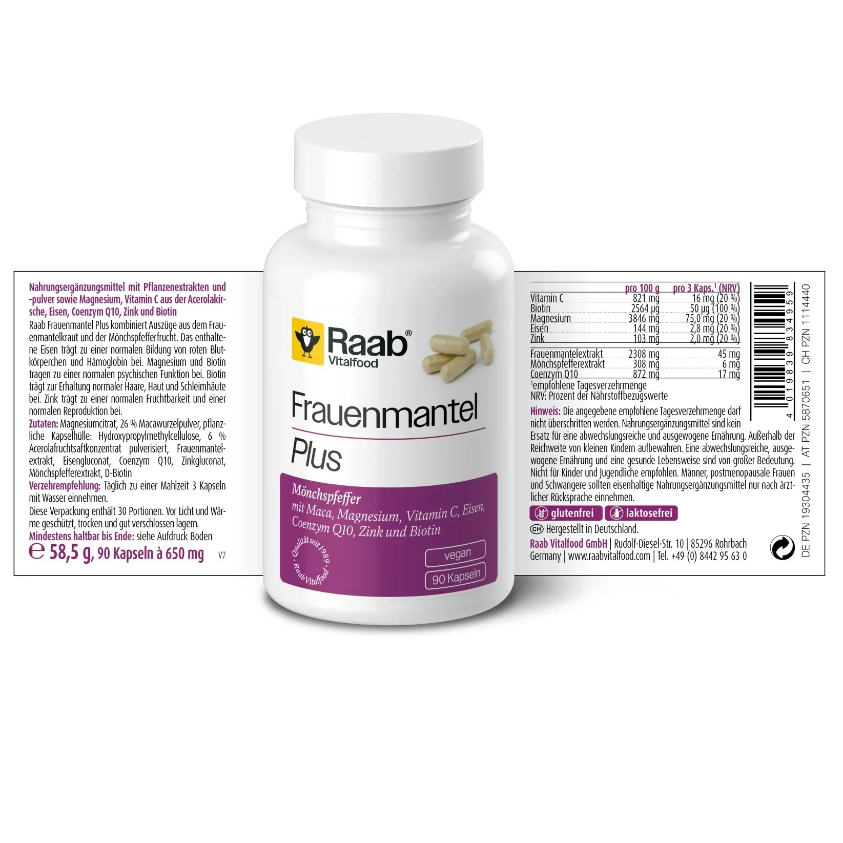 Frauenmantel plus (90 Kapseln) - Image 2