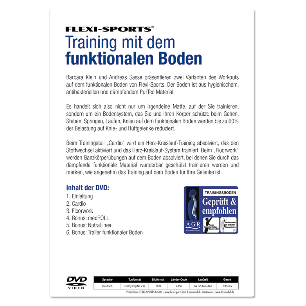Functional Training Bodenmatte Grün + Übungs-Video "Training mit dem Funktionalem Boden" - Image 5