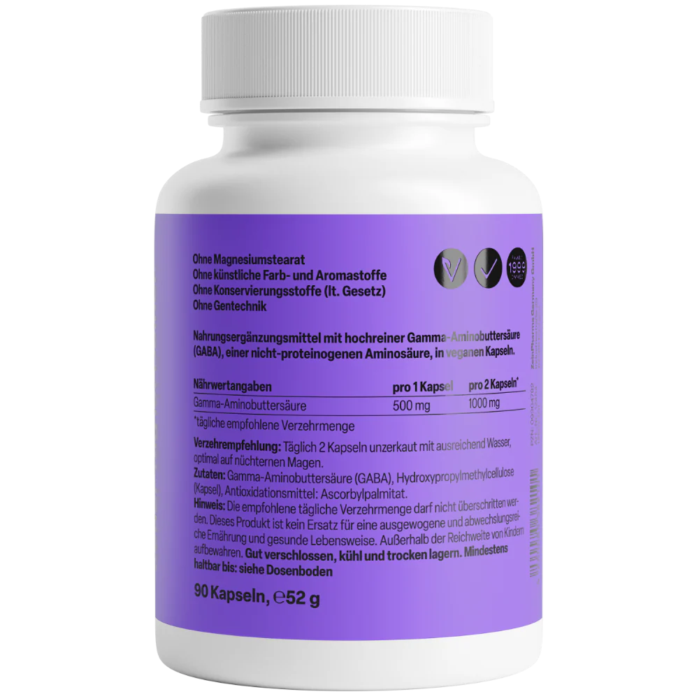 Gaba 500mg (90 Kapseln) - Image 2