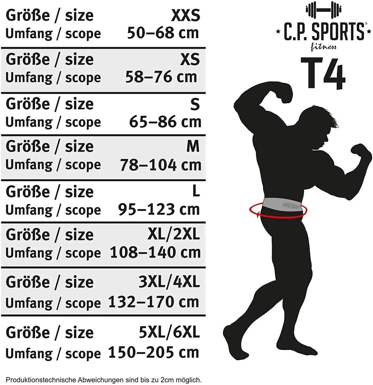 Gewichthebergürtel Leder Braun - Image 13