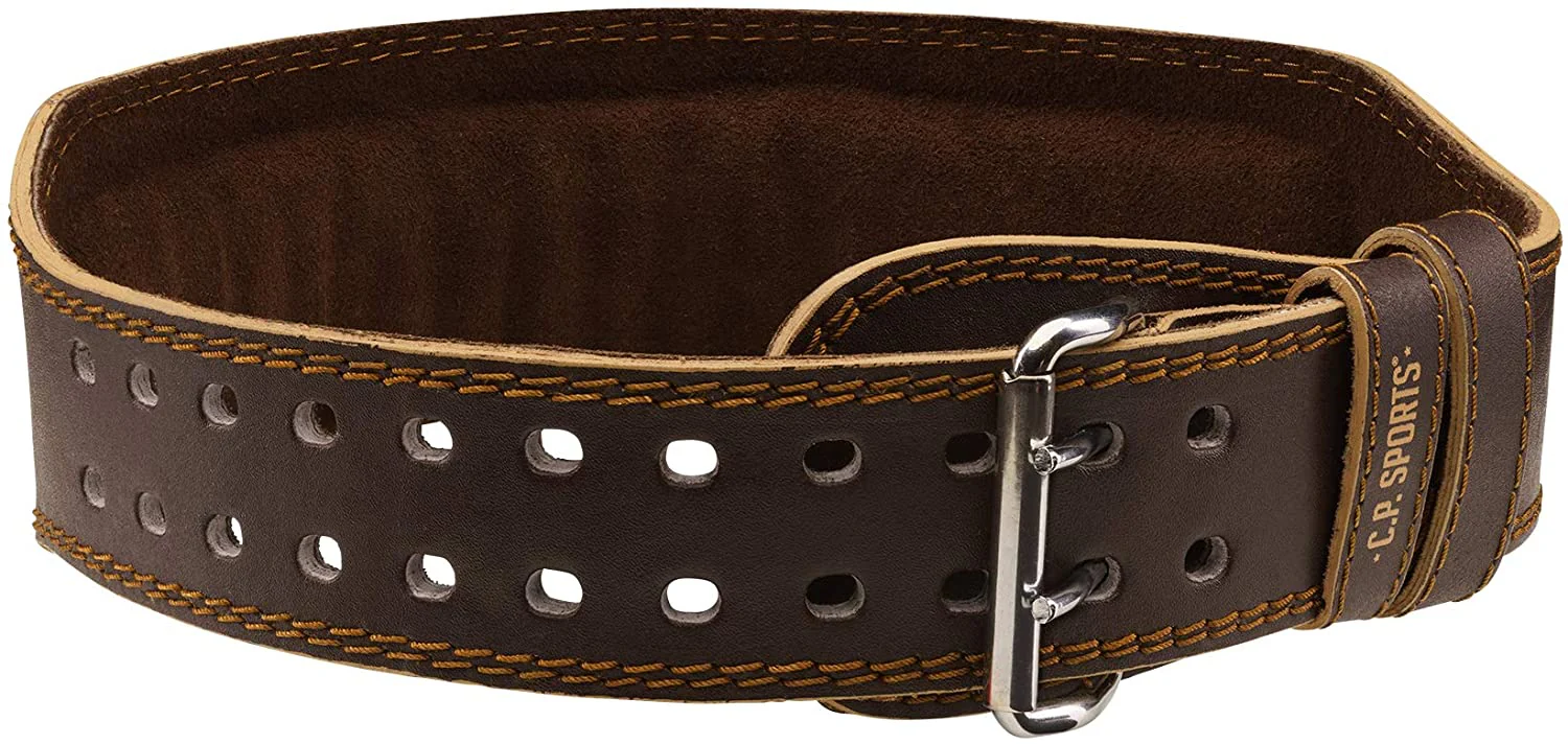 Gewichthebergürtel Leder Braun - Image 3